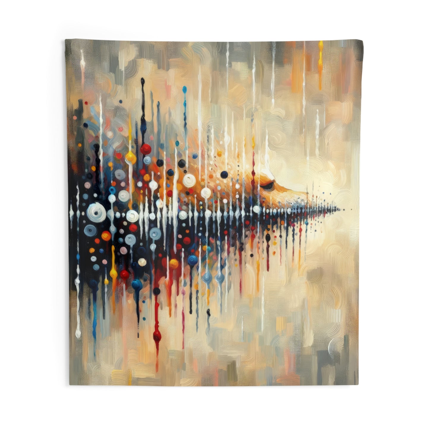 Distant Barking Echoes Indoor Wall Tapestries