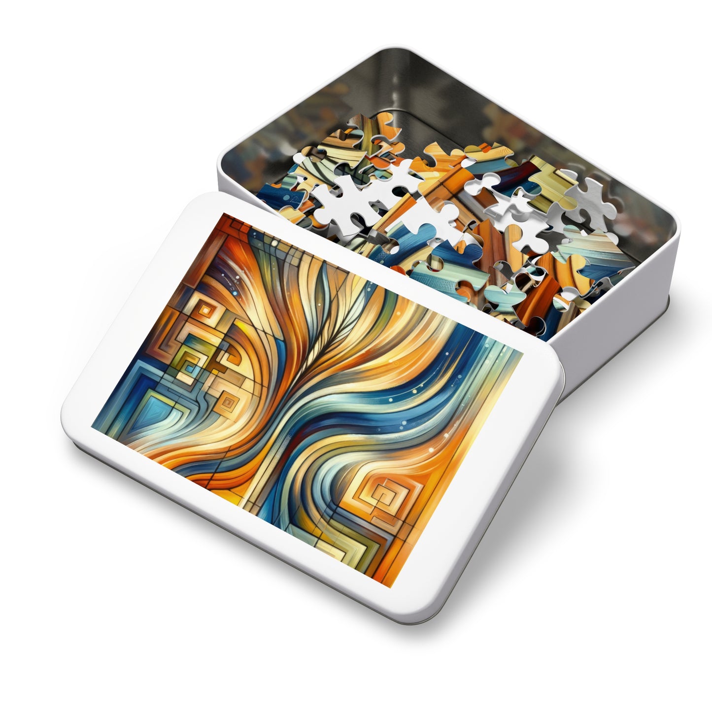 Spiritual Tachism Connection Jigsaw Puzzle (30, 110, 252, 500,1000-Piece)