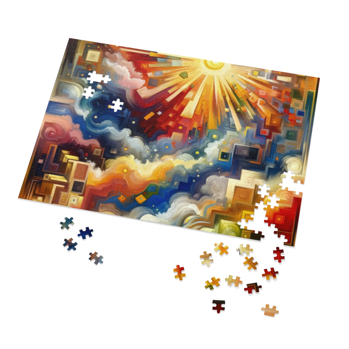 Abundant Resources Burst Jigsaw Puzzle (30, 110, 252, 500,1000-Piece)