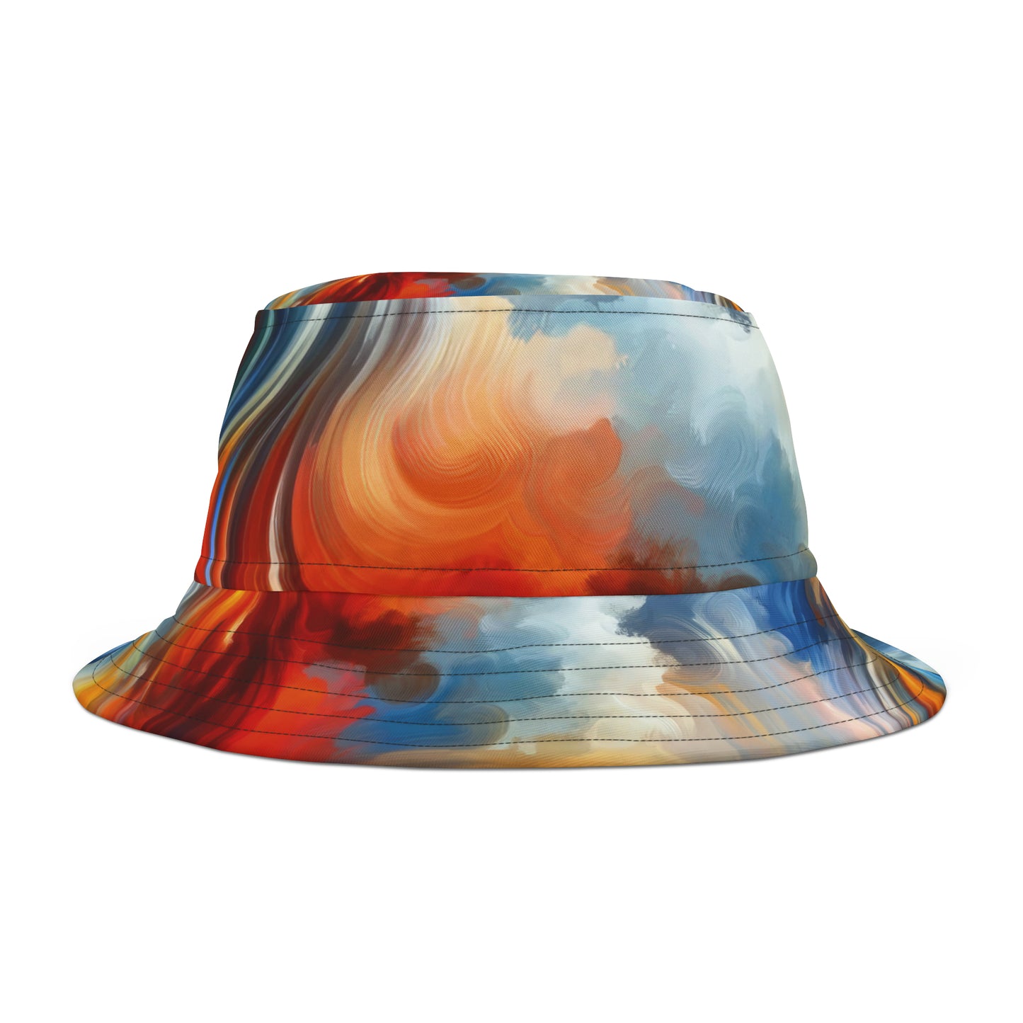 Convergent Abstract Unity Bucket Hat (AOP)