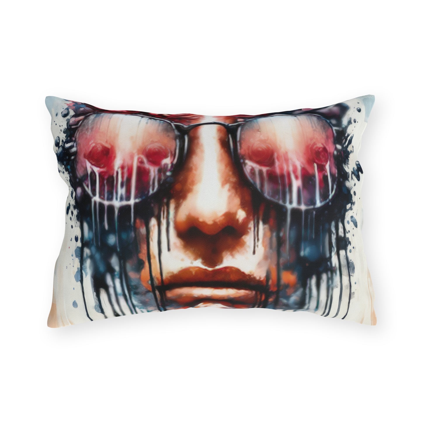 Perception Cleansing Tachism Outdoor Pillows