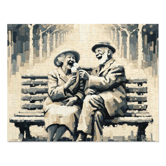 Joyful Companionship Serenity Jigsaw Puzzle (30, 110, 252, 500,1000-Piece)