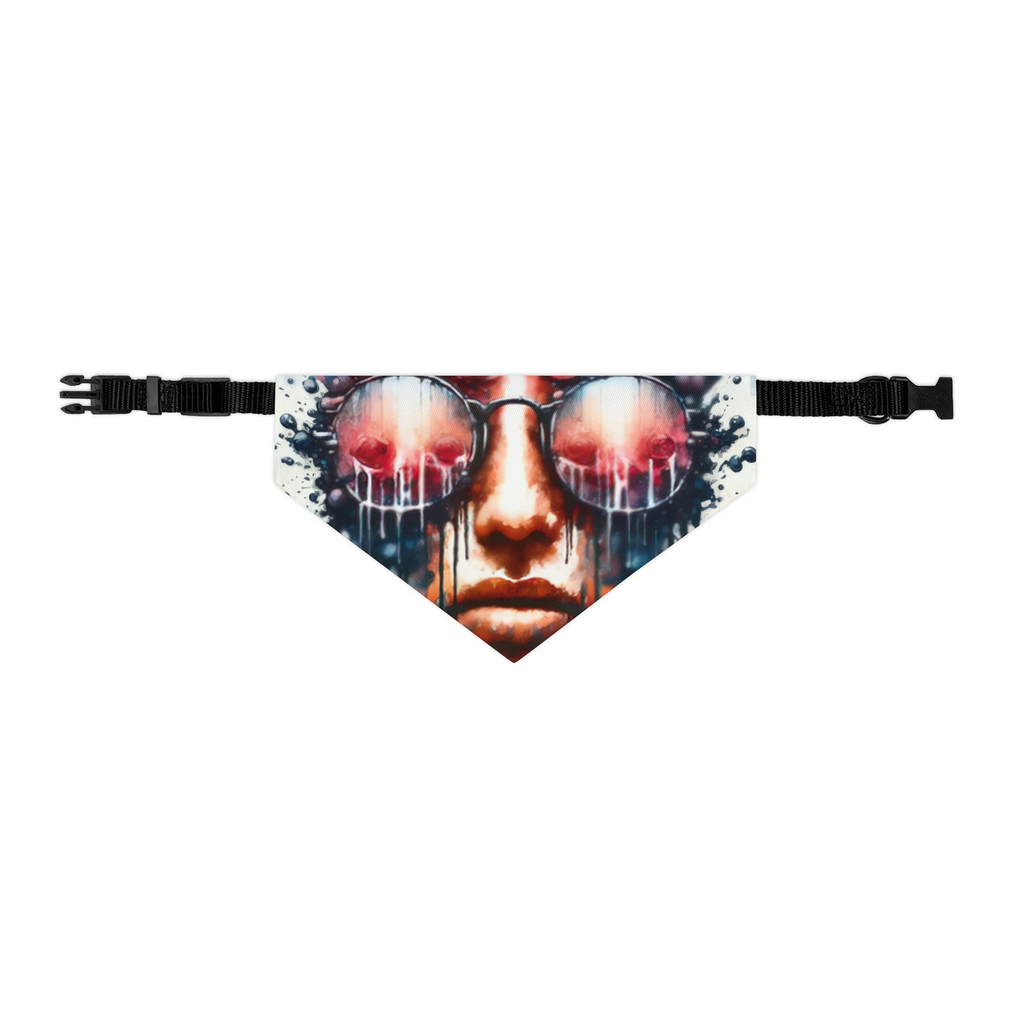 Perception Cleansing Tachism Pet Bandana Collar