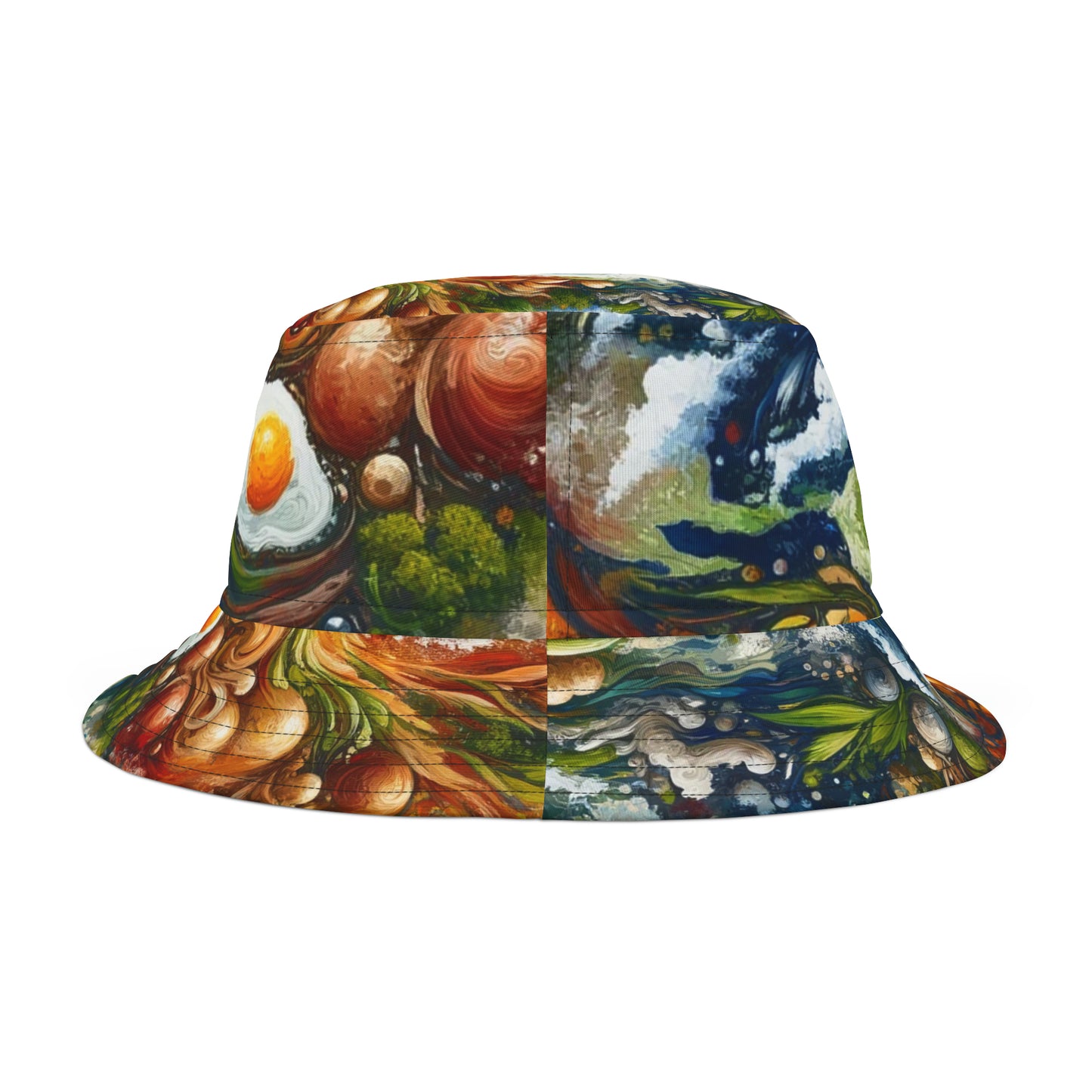 Earthly Dialogue Feast Bucket Hat (AOP)
