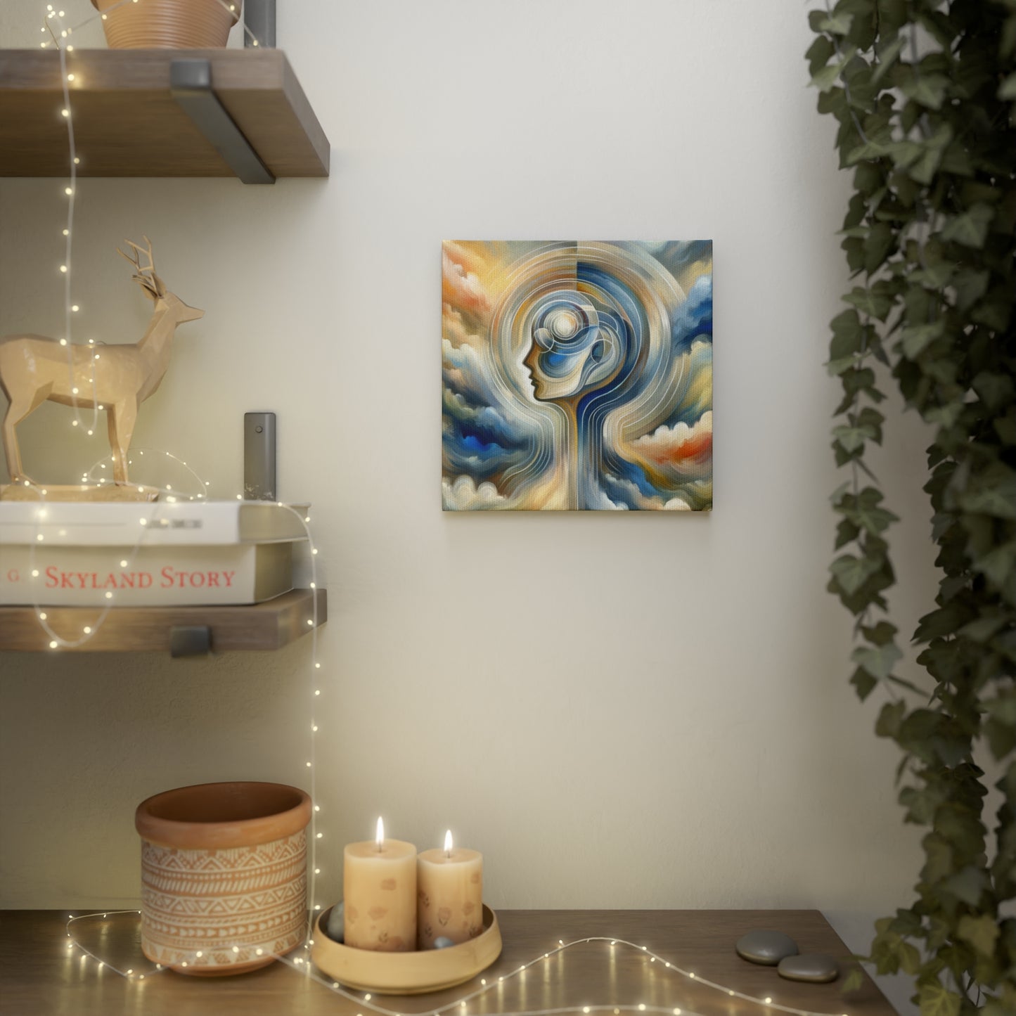 Mindful Unified Awakening Canvas Photo Tile