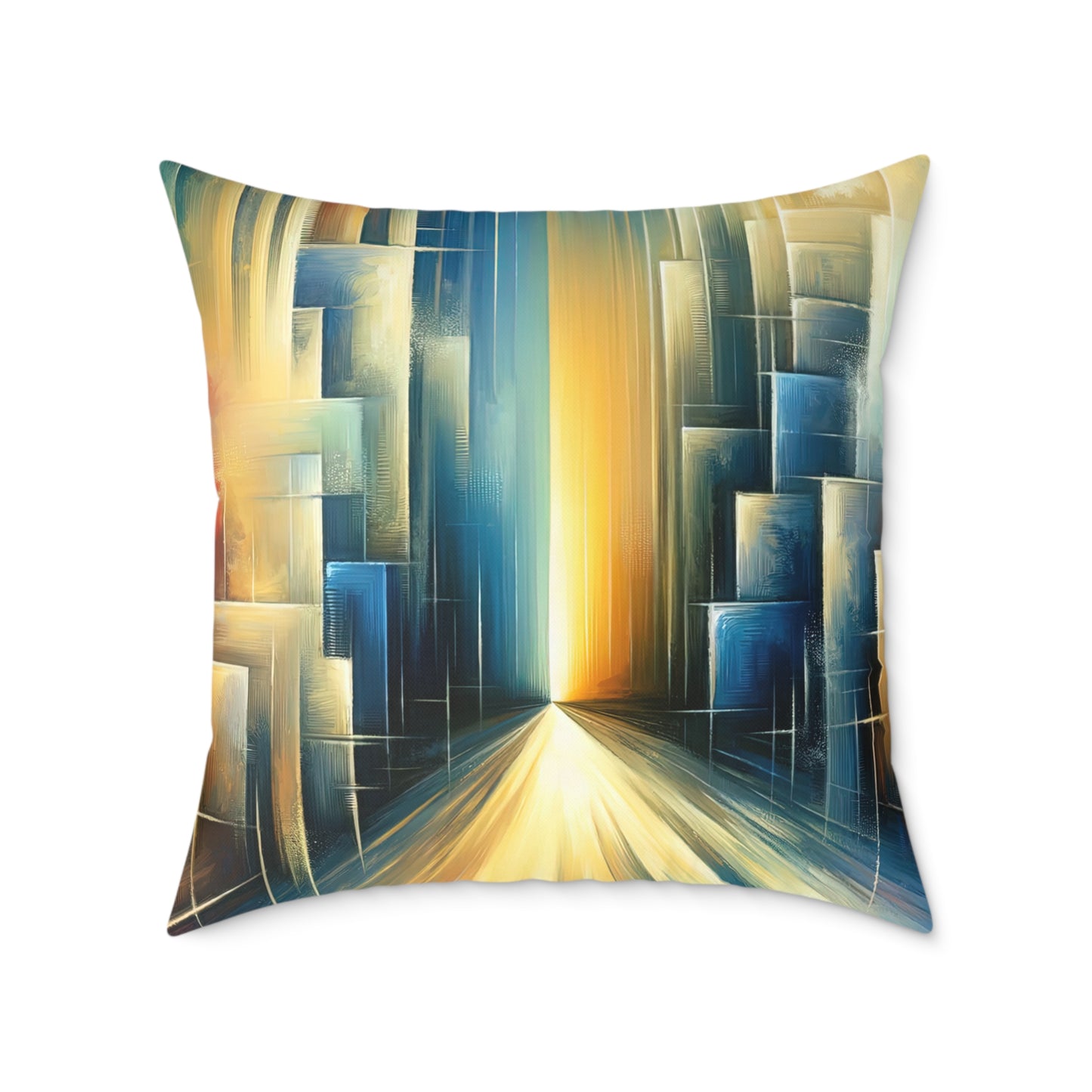 Echoes Dissolving Light Spun Polyester Pillow