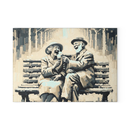 Joyful Companionship Serenity Glass Cutting Board