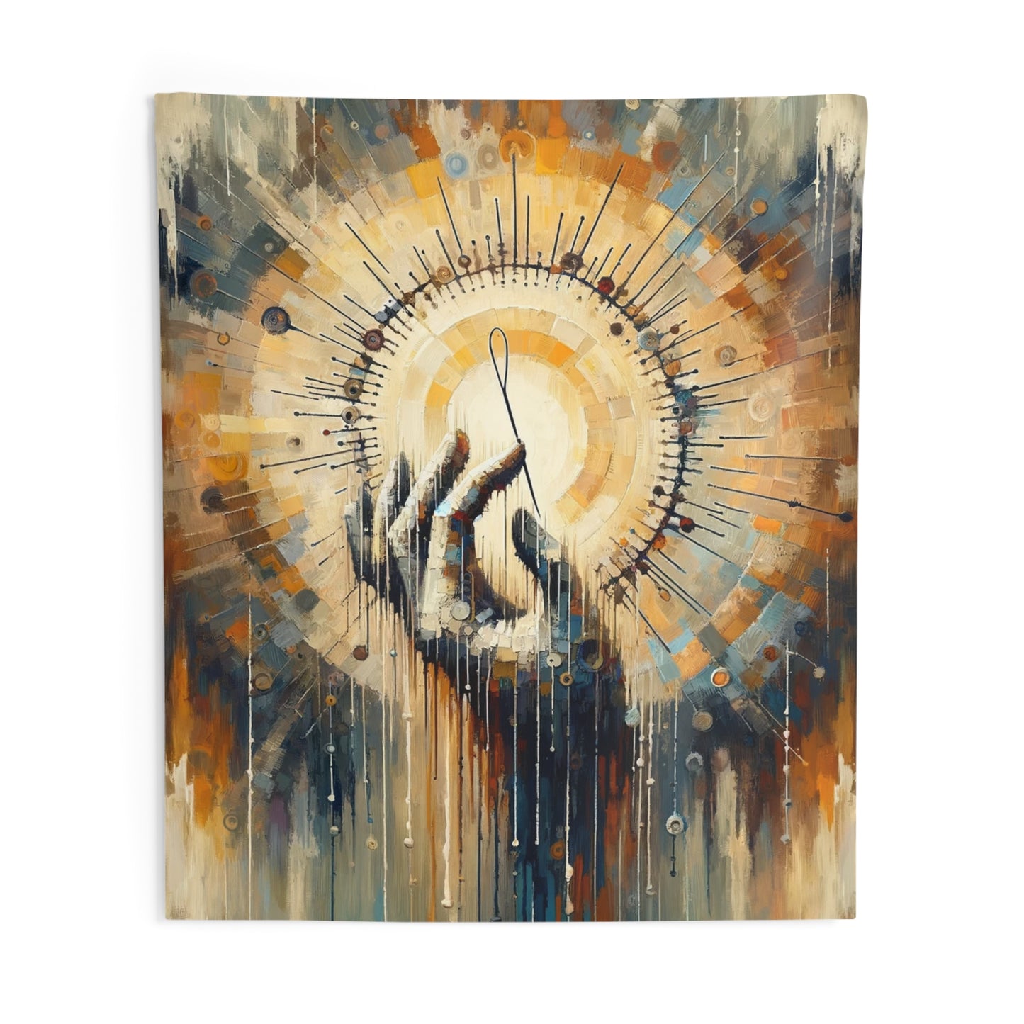 Sovereign Reflective Tachism Indoor Wall Tapestries
