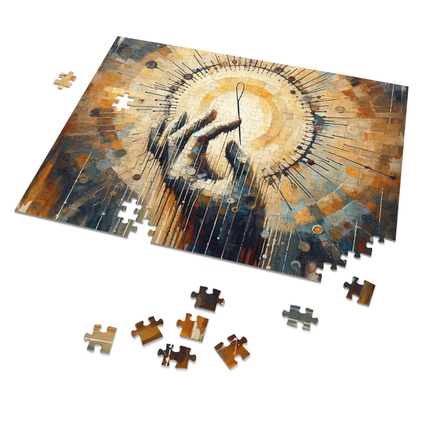 Sovereign Reflective Tachism Jigsaw Puzzle (30, 110, 252, 500,1000-Piece)