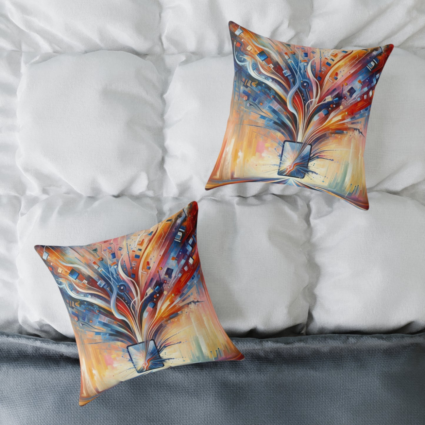 Empowerment Through Technology Spun Polyester Pillow