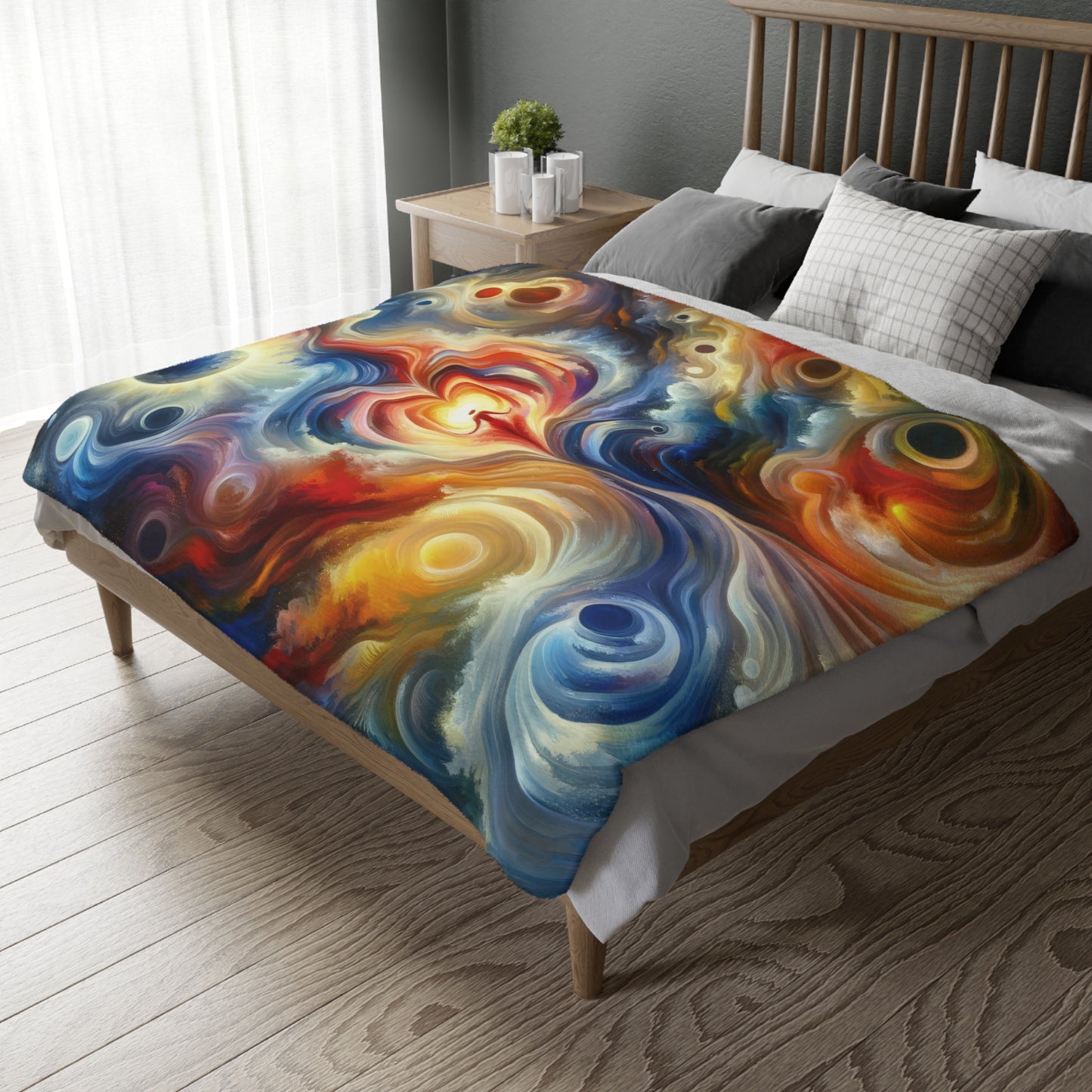 Unified Heart Journey Velveteen Microfiber Blanket (Two-sided print)