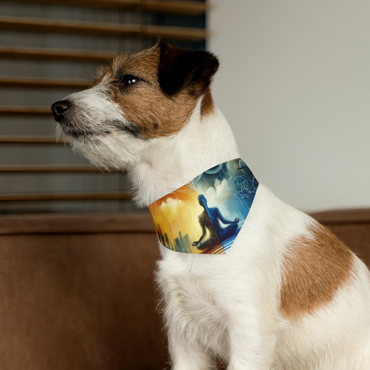 Digital Spiritual Journey Pet Bandana Collar