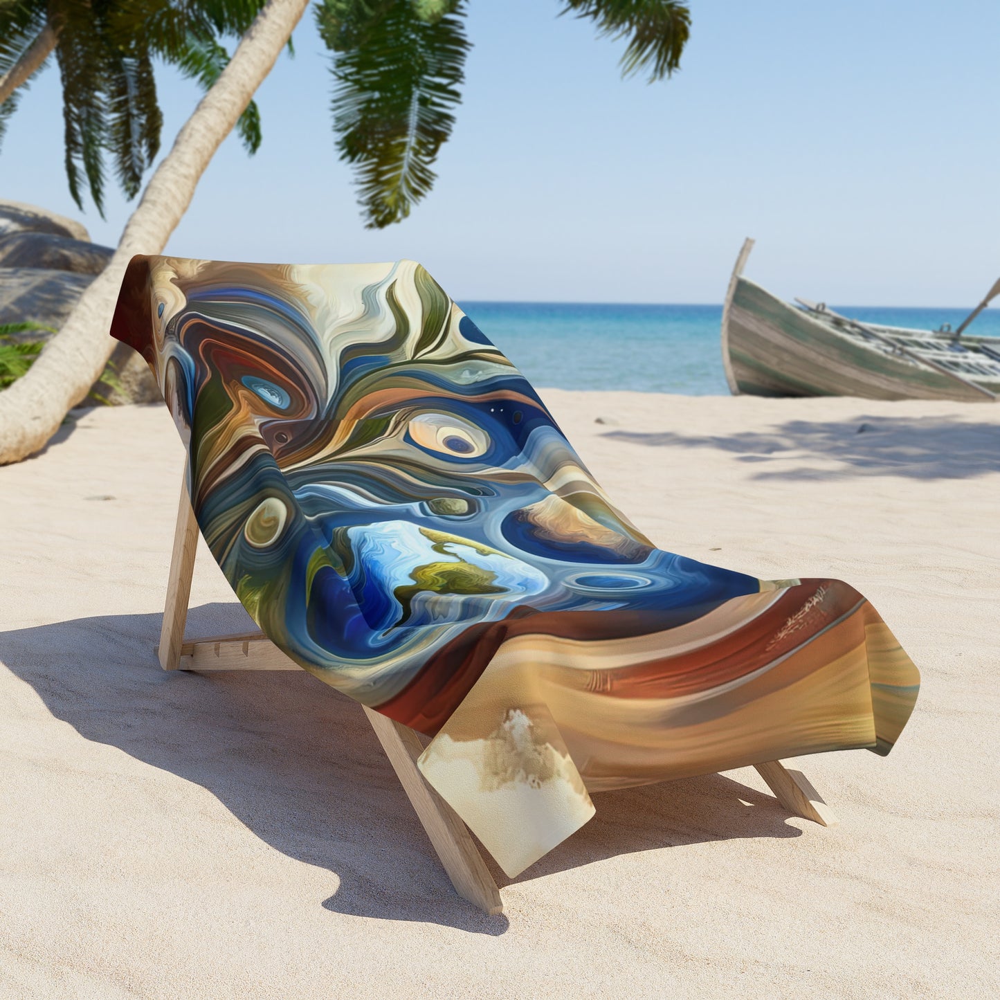 Esoteric Nurturing Gaia Beach Towel