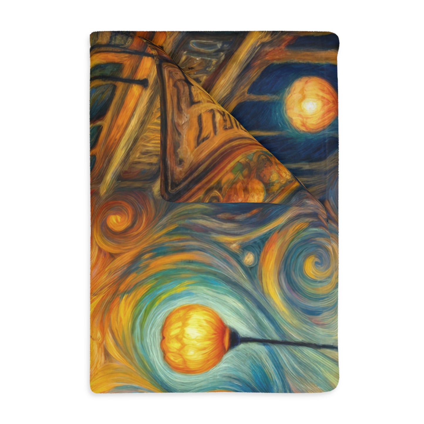 Bistro Emotive Entry Velveteen Microfiber Blanket (Two-sided print)