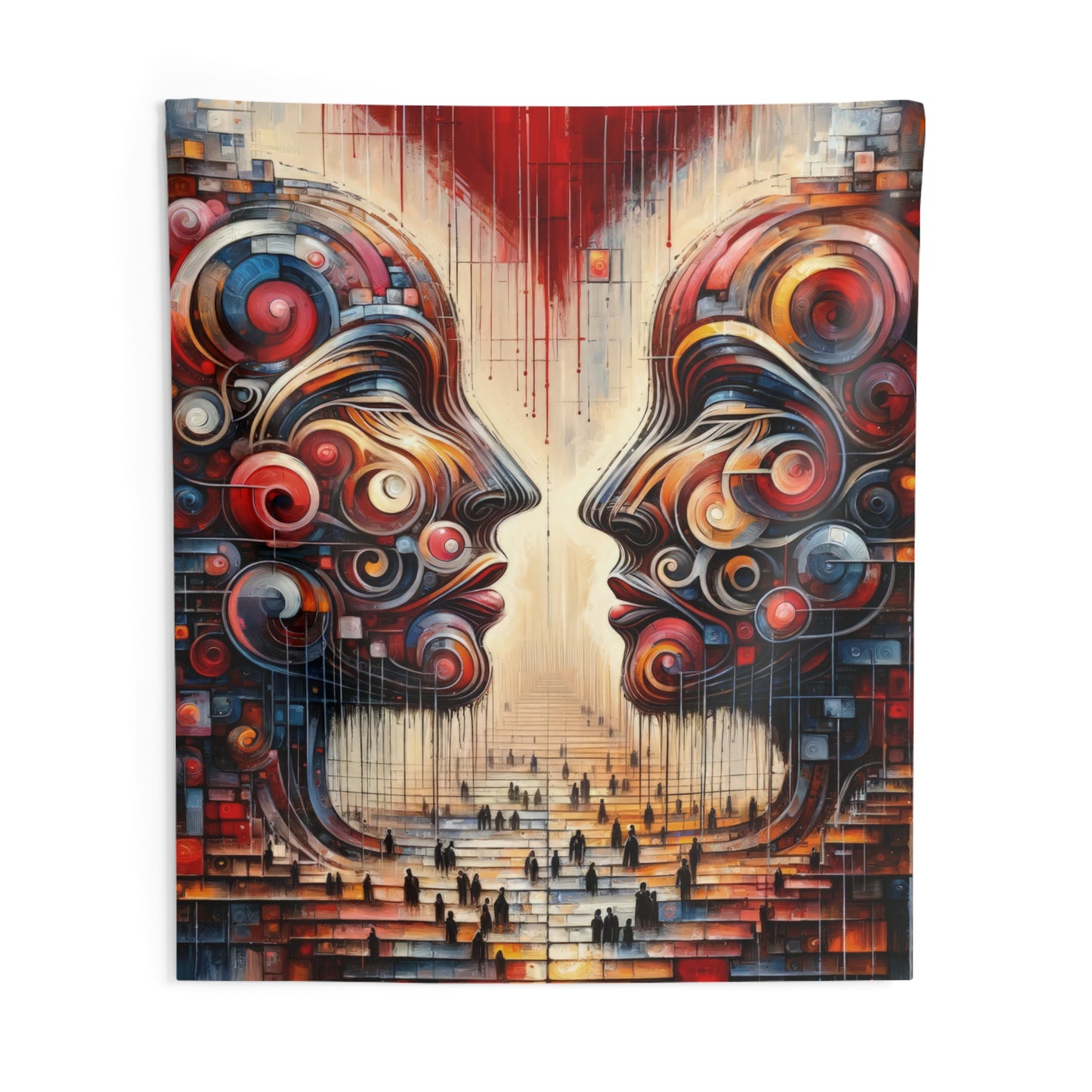 Unity Heartfelt Communication Indoor Wall Tapestries