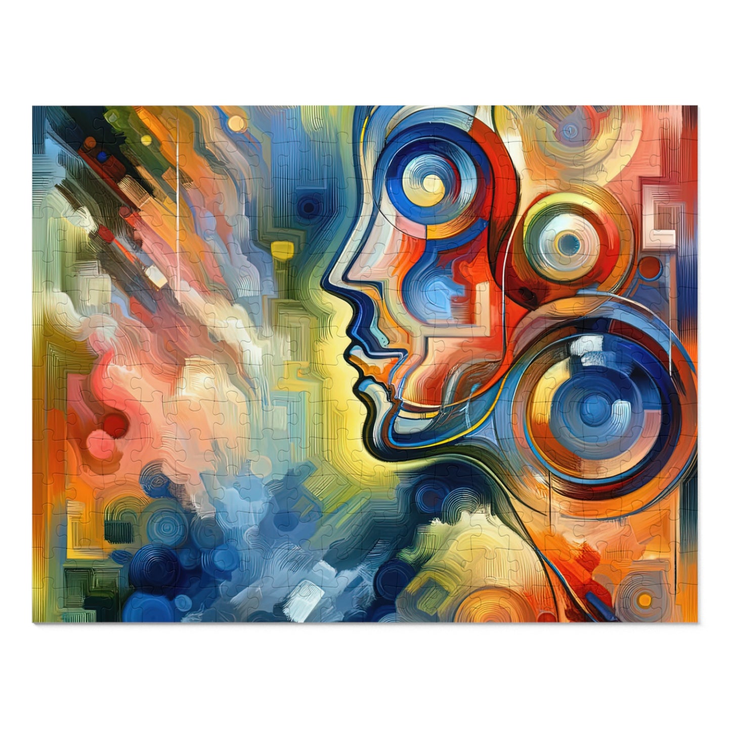 Emotional Perception Abstract Jigsaw Puzzle (30, 110, 252, 500,1000-Piece)