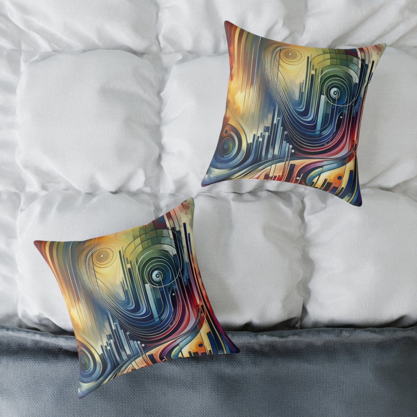 Effort Amplifies Outcome Spun Polyester Pillow