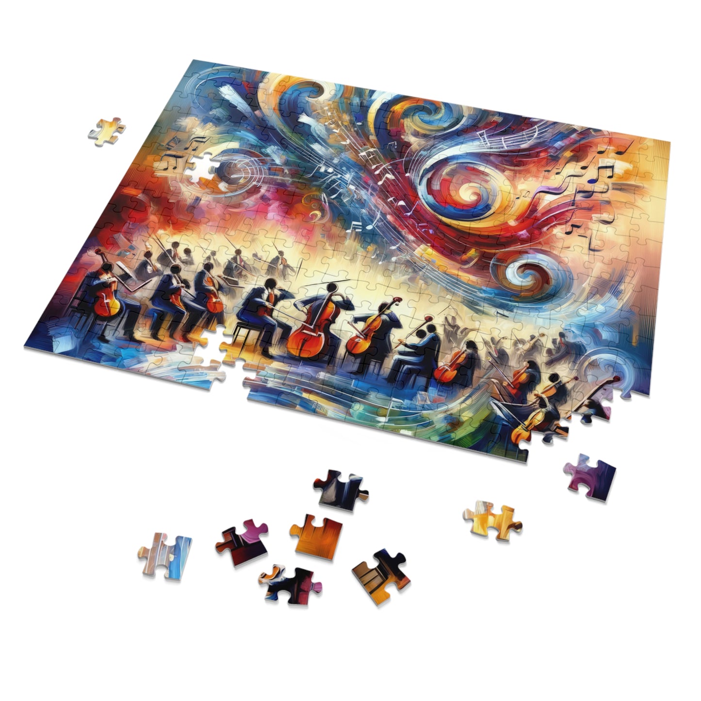 Vibrant Maestro Symphony Jigsaw Puzzle (30, 110, 252, 500,1000-Piece)