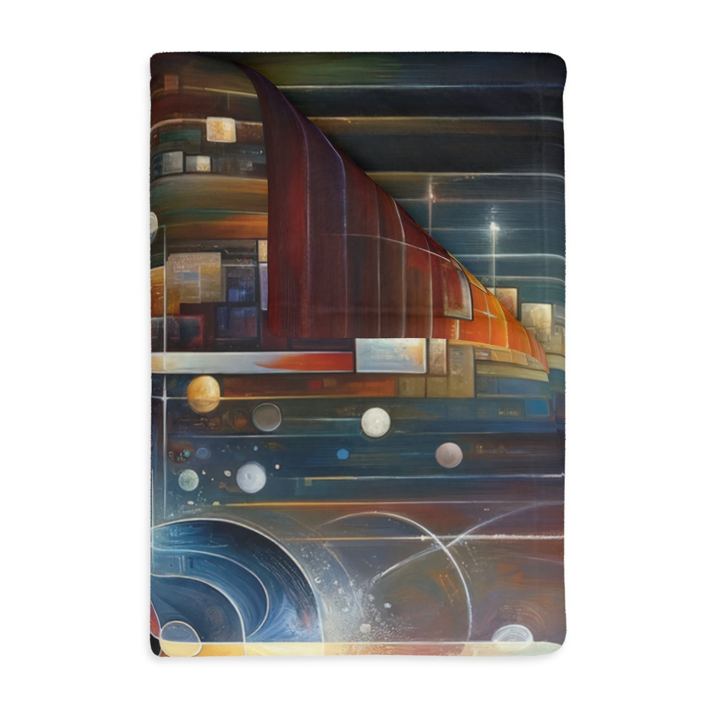 Tech Spirit Balance Velveteen Microfiber Blanket (Two-sided print)