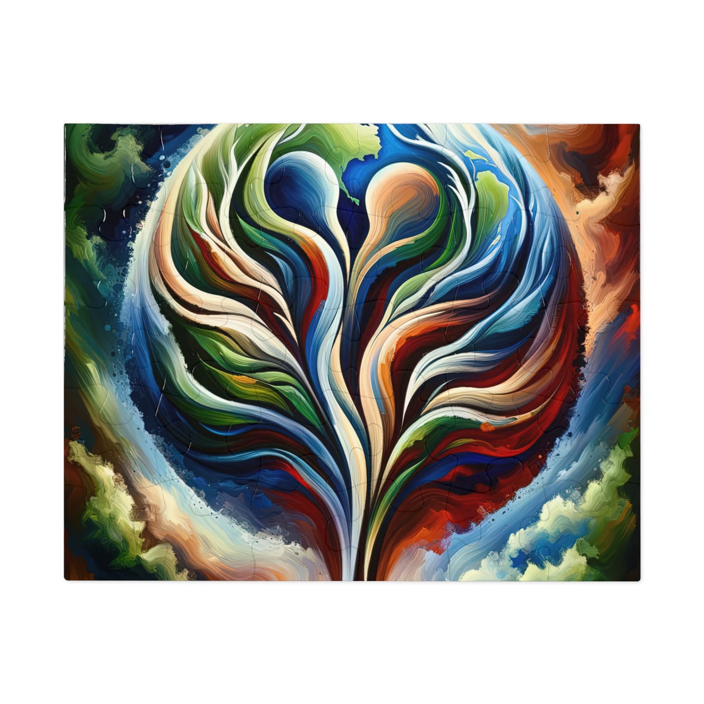 Interconnected Earth Advocates Jigsaw Puzzle (30, 110, 252, 500,1000-Piece)