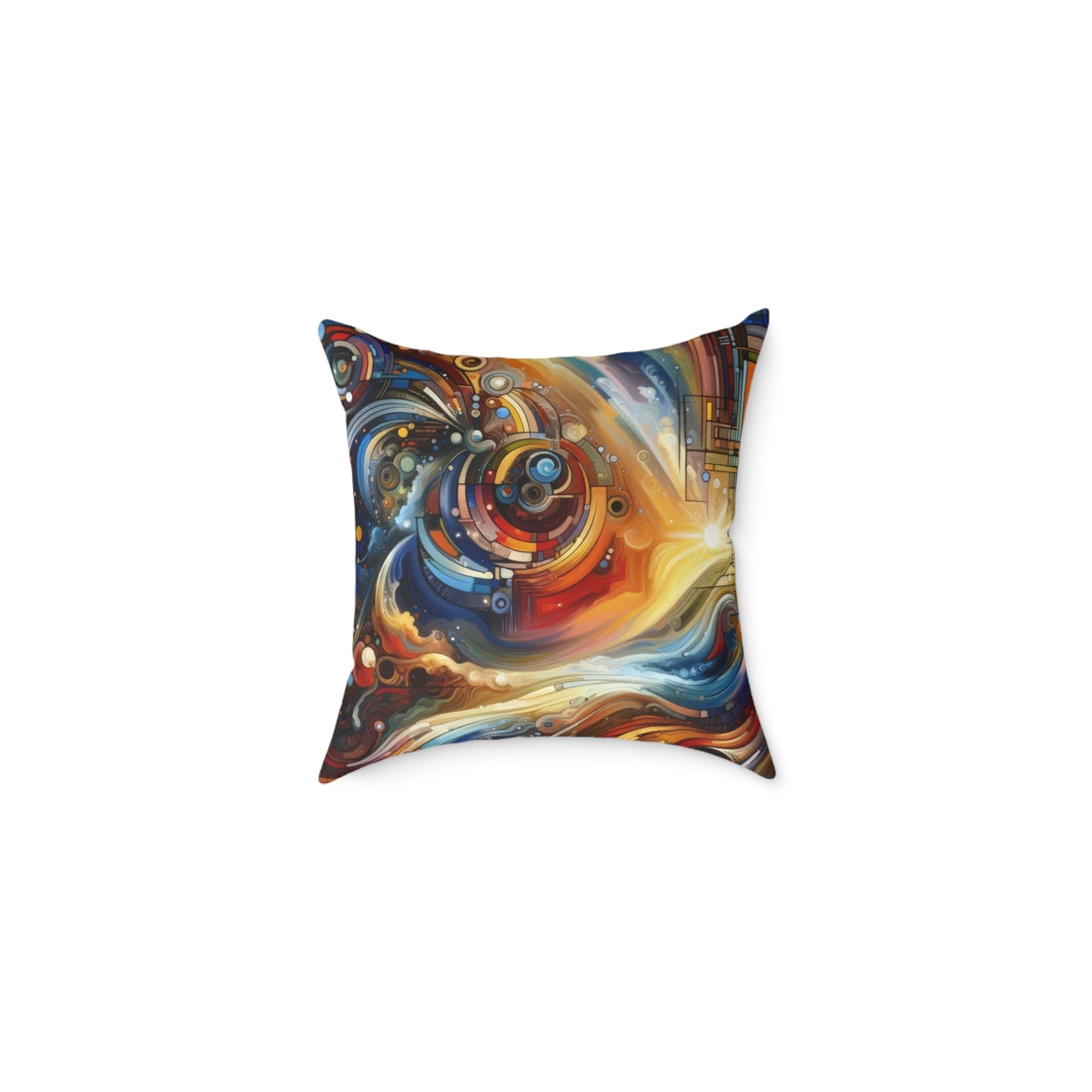 Ritualistic Growth Symphony Spun Polyester Pillow