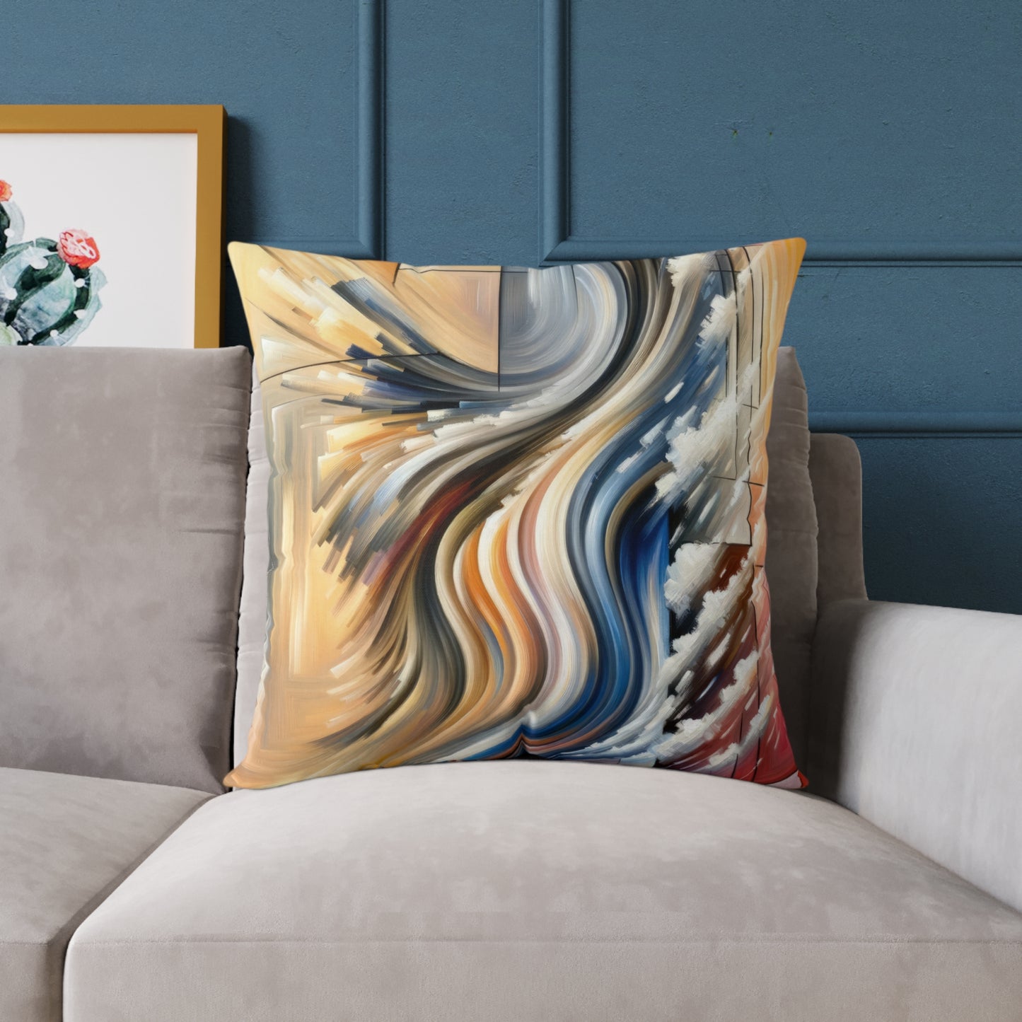 Model Dynamic Transition Spun Polyester Pillow