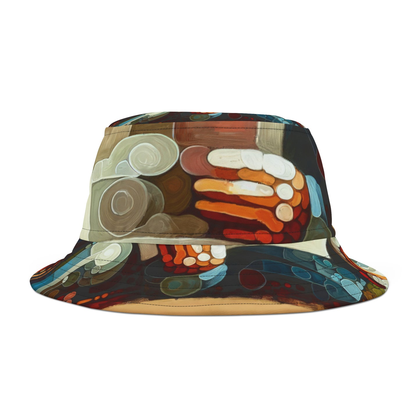 Elderly Unity Tachism Bucket Hat (AOP)
