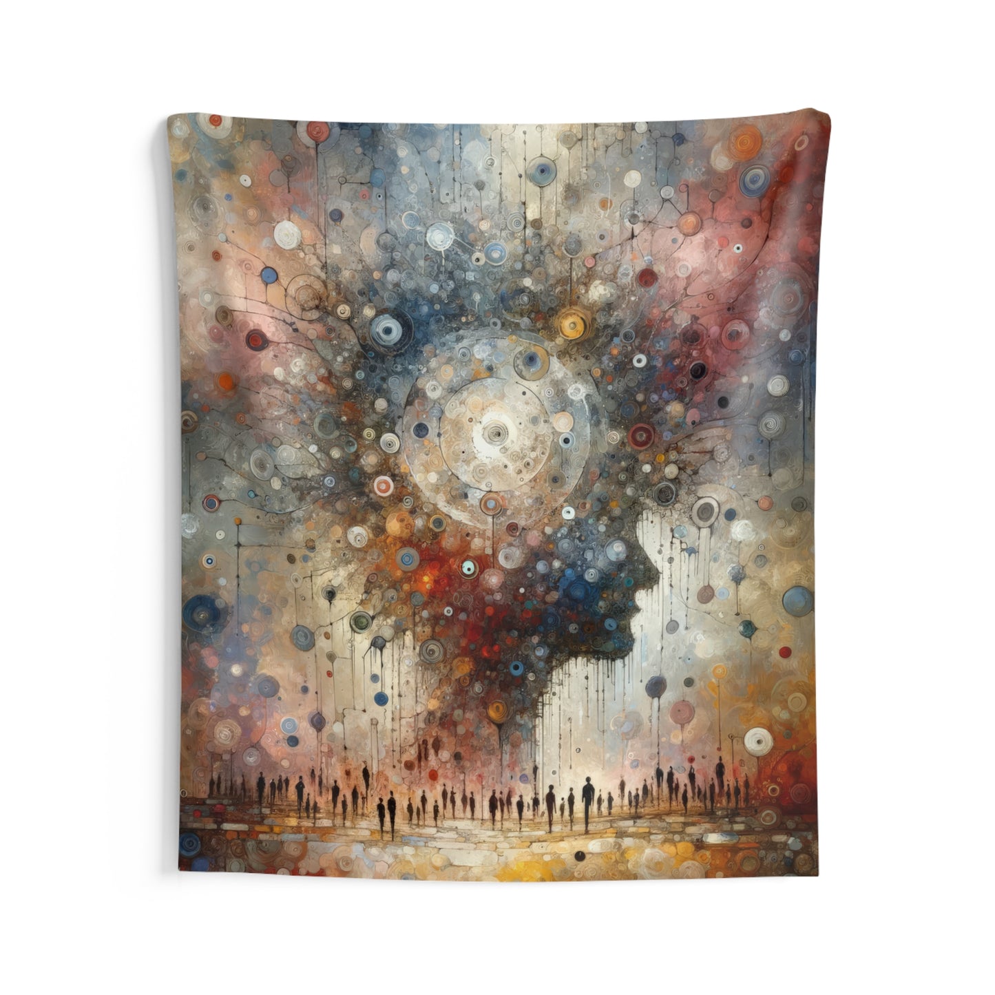 Shared Existence Solace Indoor Wall Tapestries