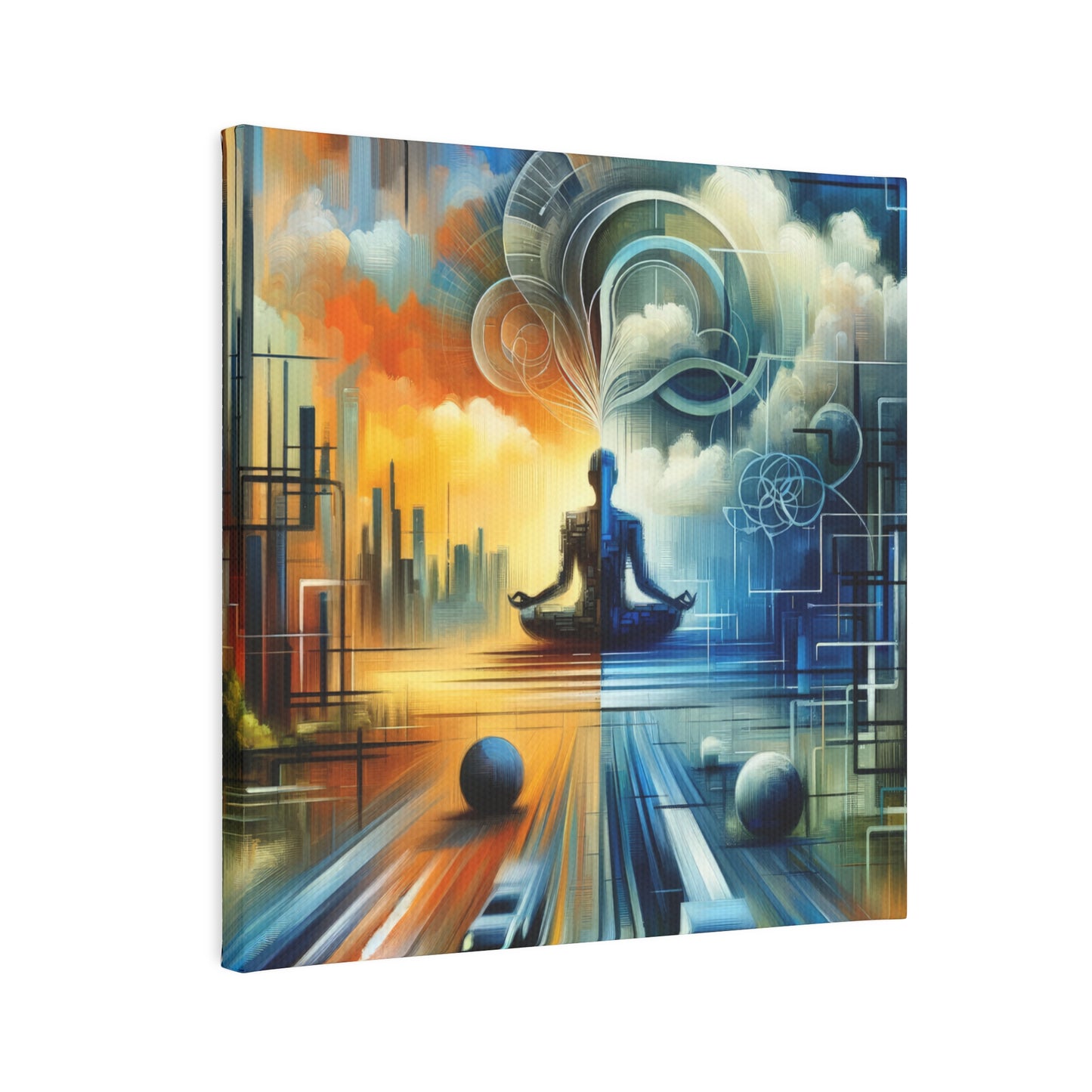 Digital Spiritual Journey Canvas Photo Tile
