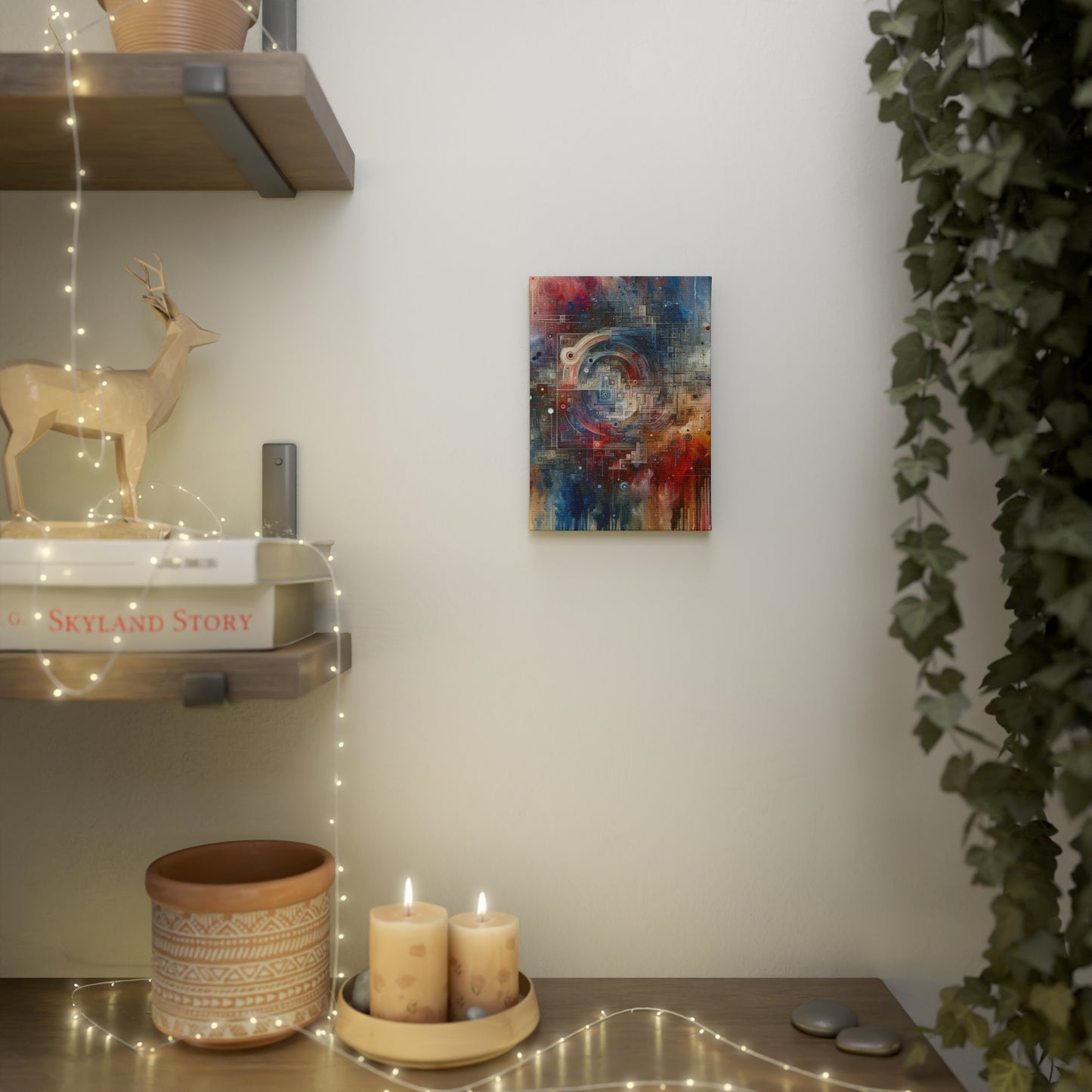 Awareness Algorithm Tachism Canvas Photo Tile