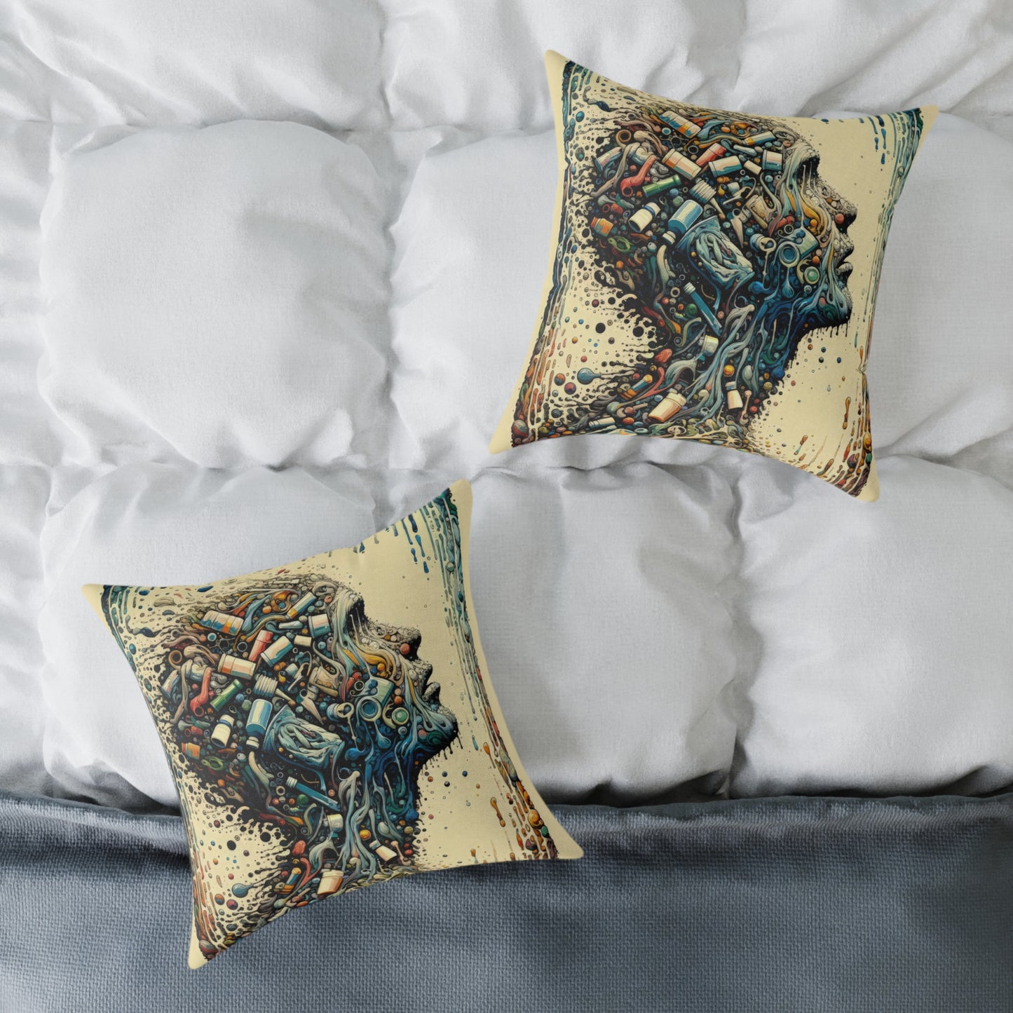 Rethinking Consumption Transformation Spun Polyester Pillow