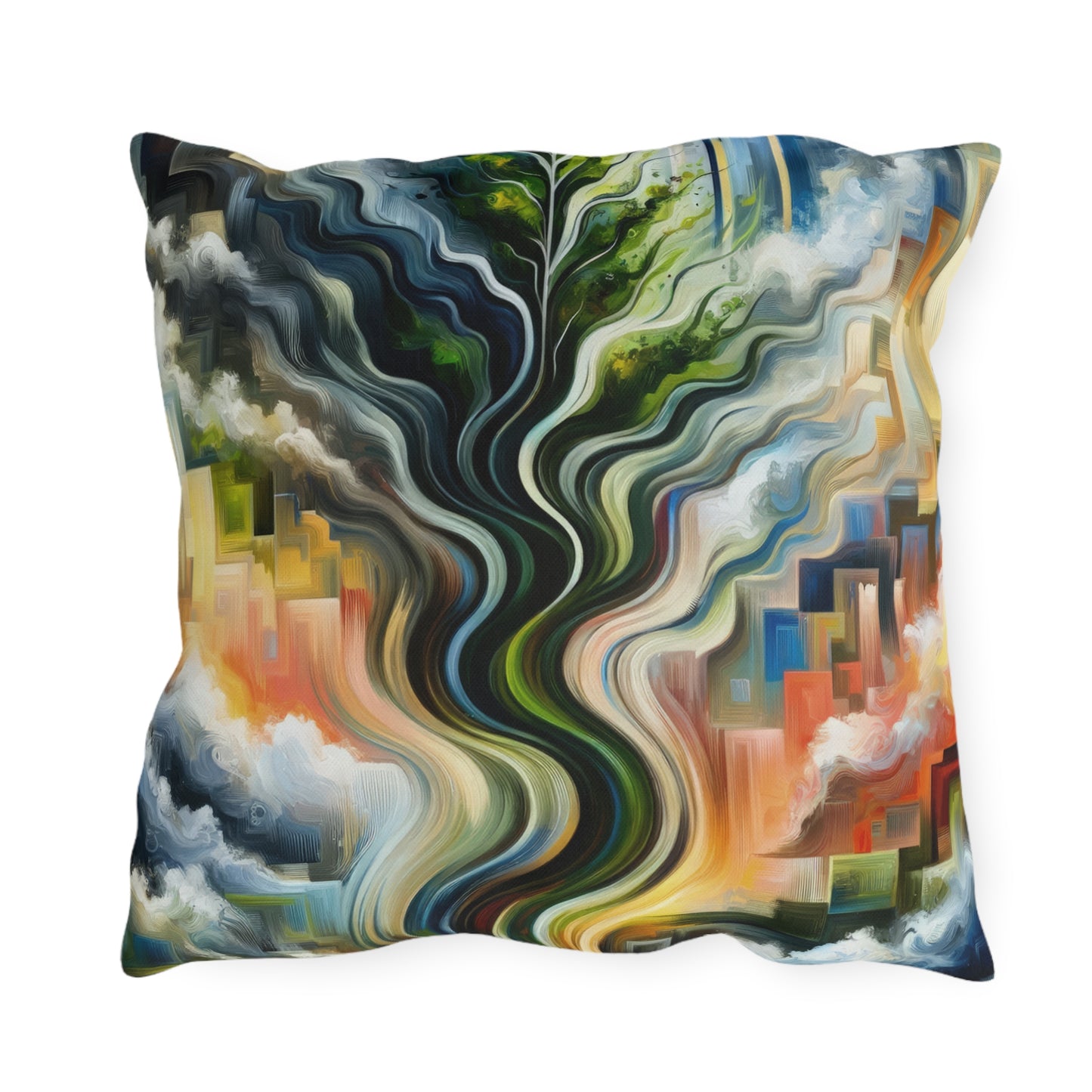 Eternal Digital Contrast Outdoor Pillows