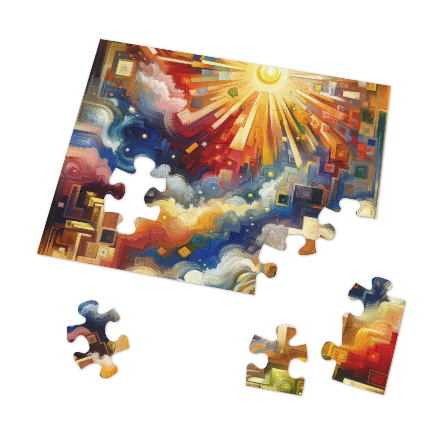 Abundant Resources Burst Jigsaw Puzzle (30, 110, 252, 500,1000-Piece)