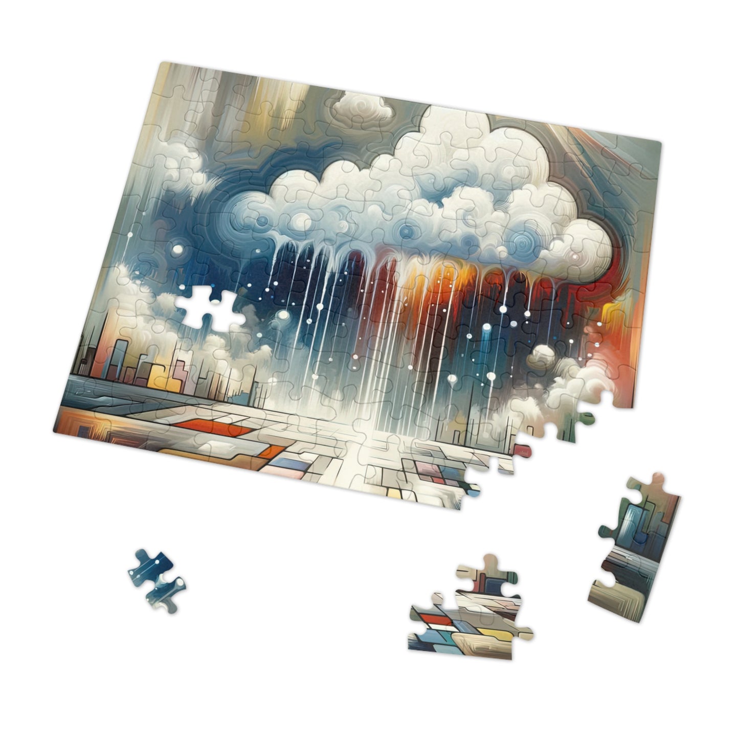 Grounding Silver Clouds Jigsaw Puzzle (30, 110, 252, 500,1000-Piece)