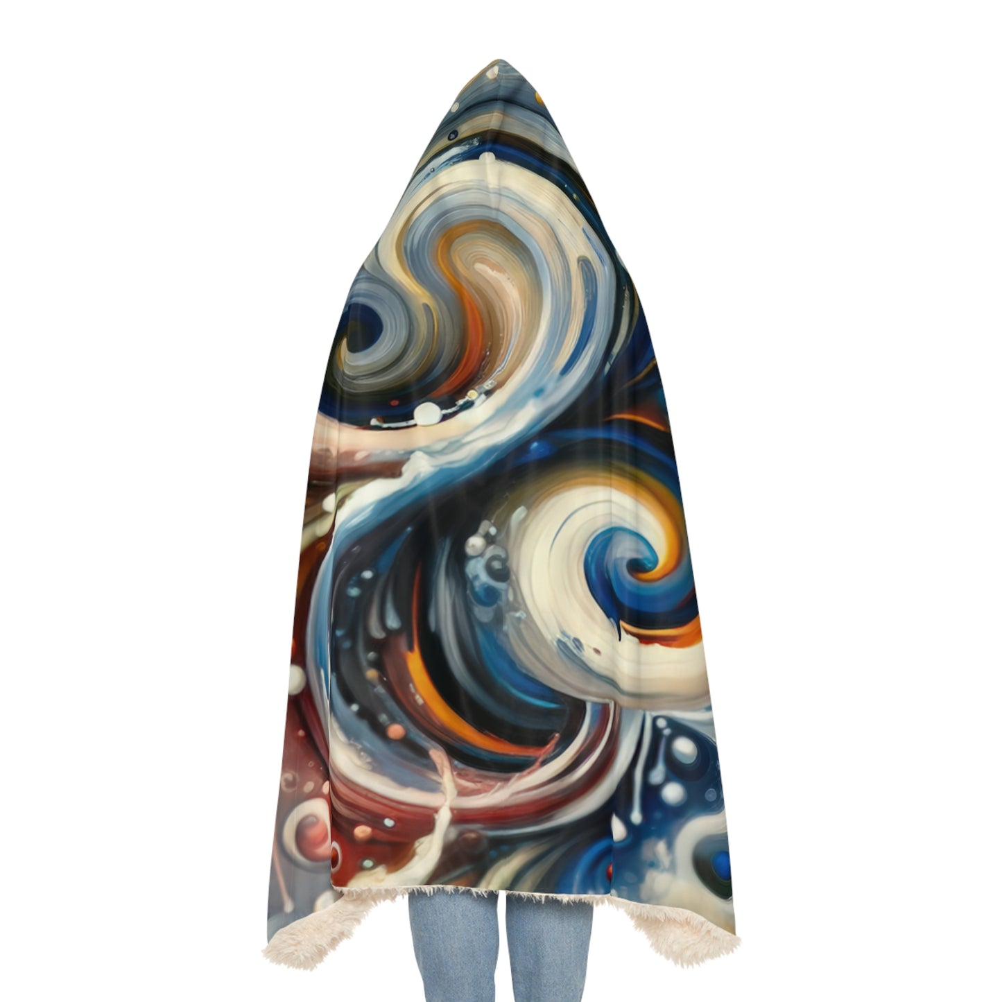 Paradoxical Embrace Tachism Snuggle Blanket