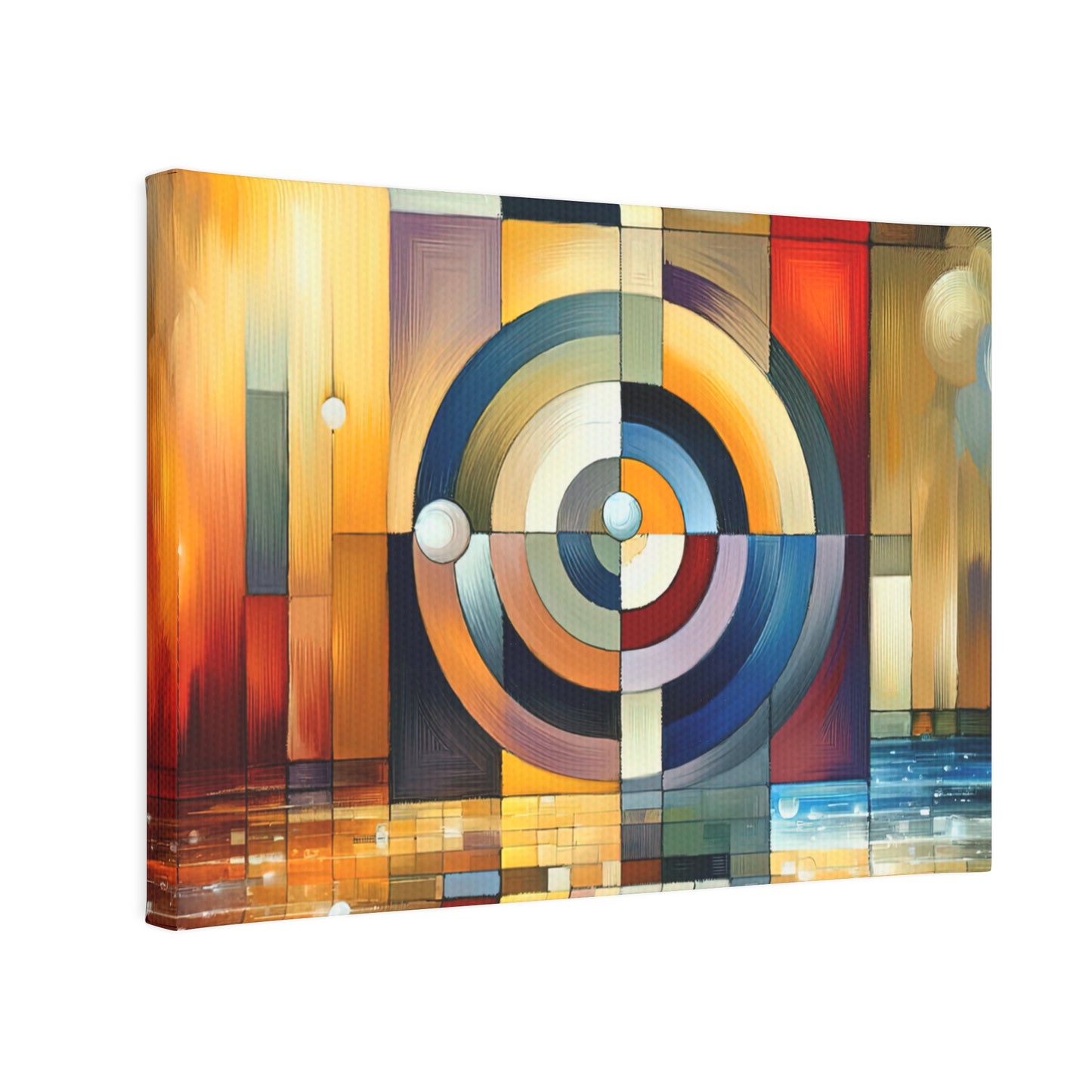 Oneness Through Tachism Canvas Photo Tile