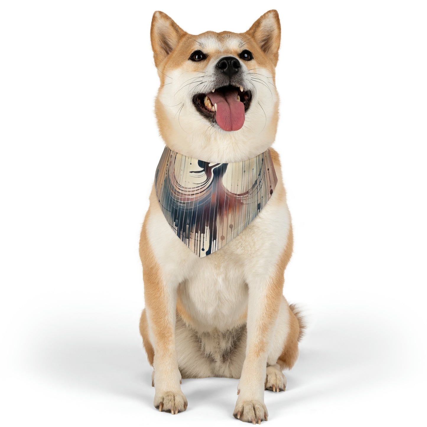 Rhythmic Heart Dance Pet Bandana Collar
