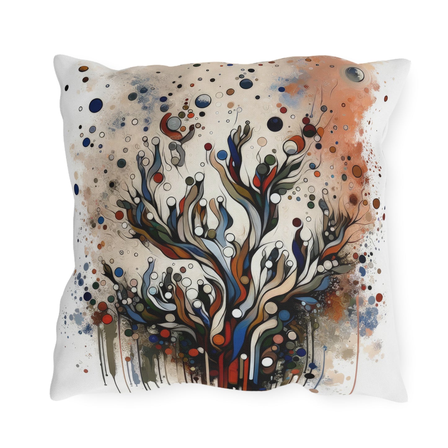 Intentional Unity Splashes Outdoor Pillows