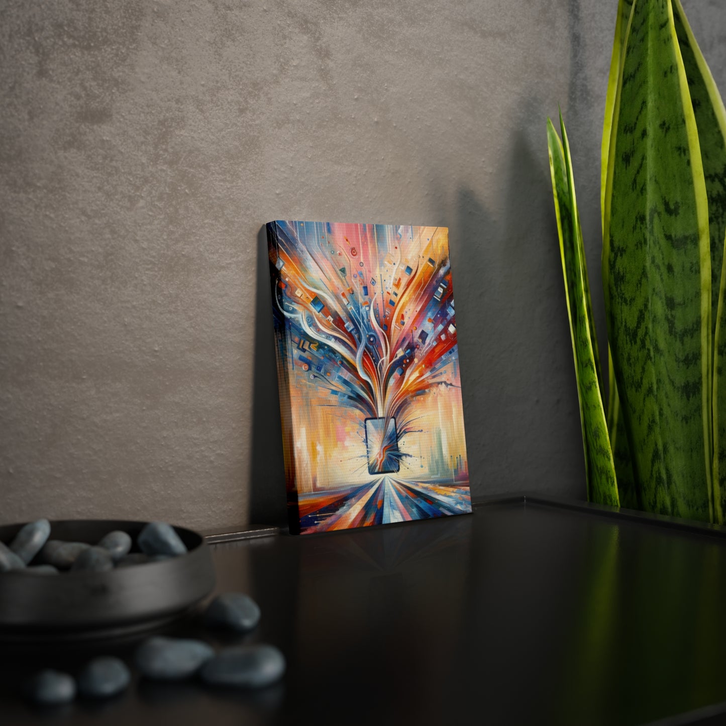 Empowerment Through Technology Canvas Photo Tile