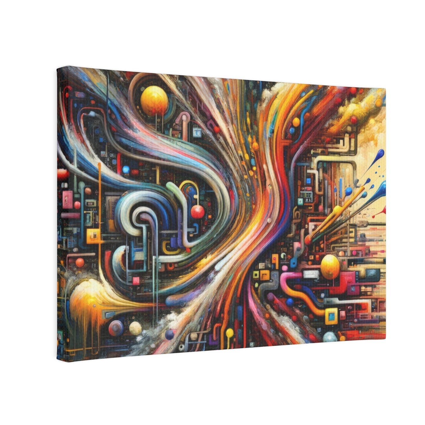 Information Bottleneck Cascade Canvas Photo Tile