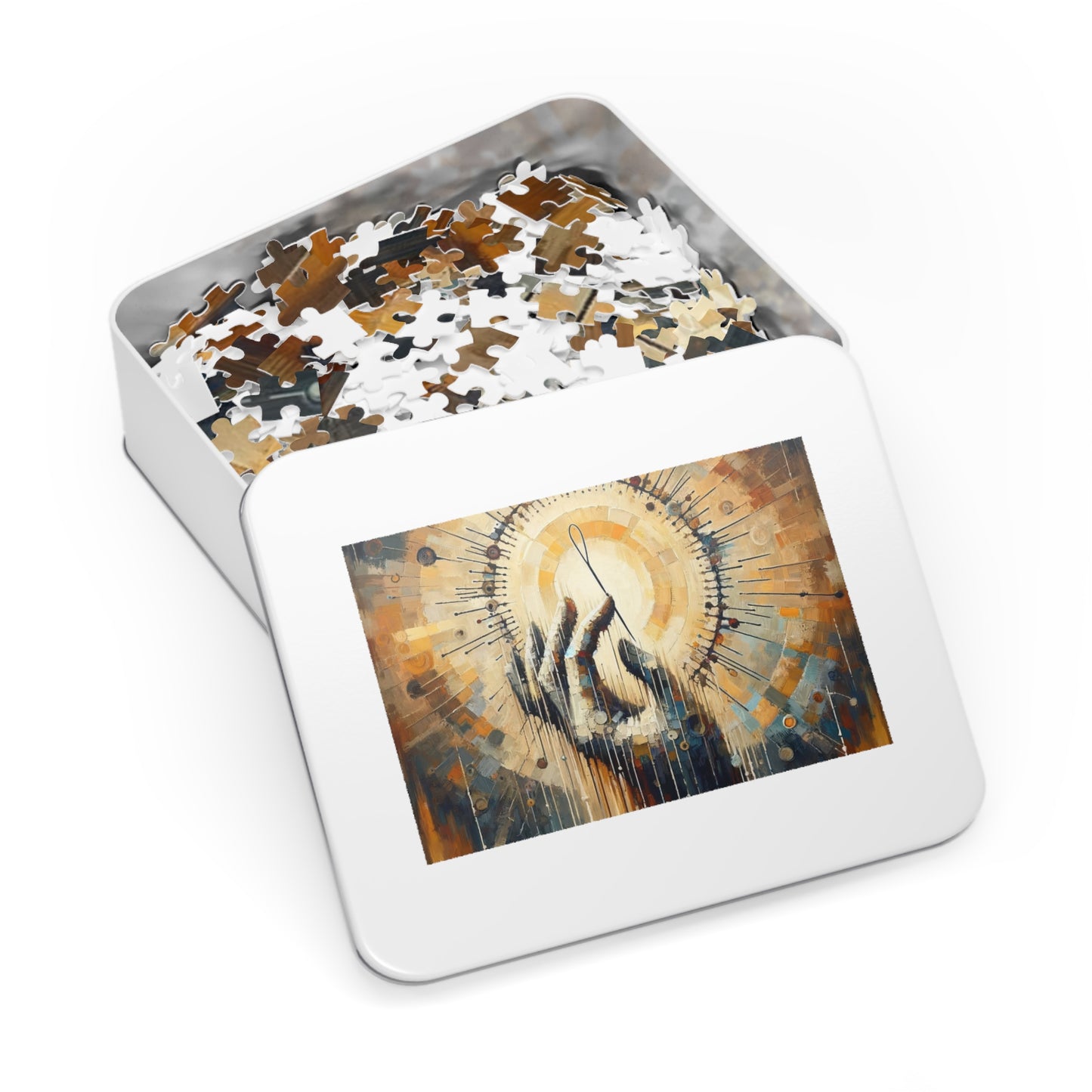 Sovereign Reflective Tachism Jigsaw Puzzle (30, 110, 252, 500,1000-Piece)