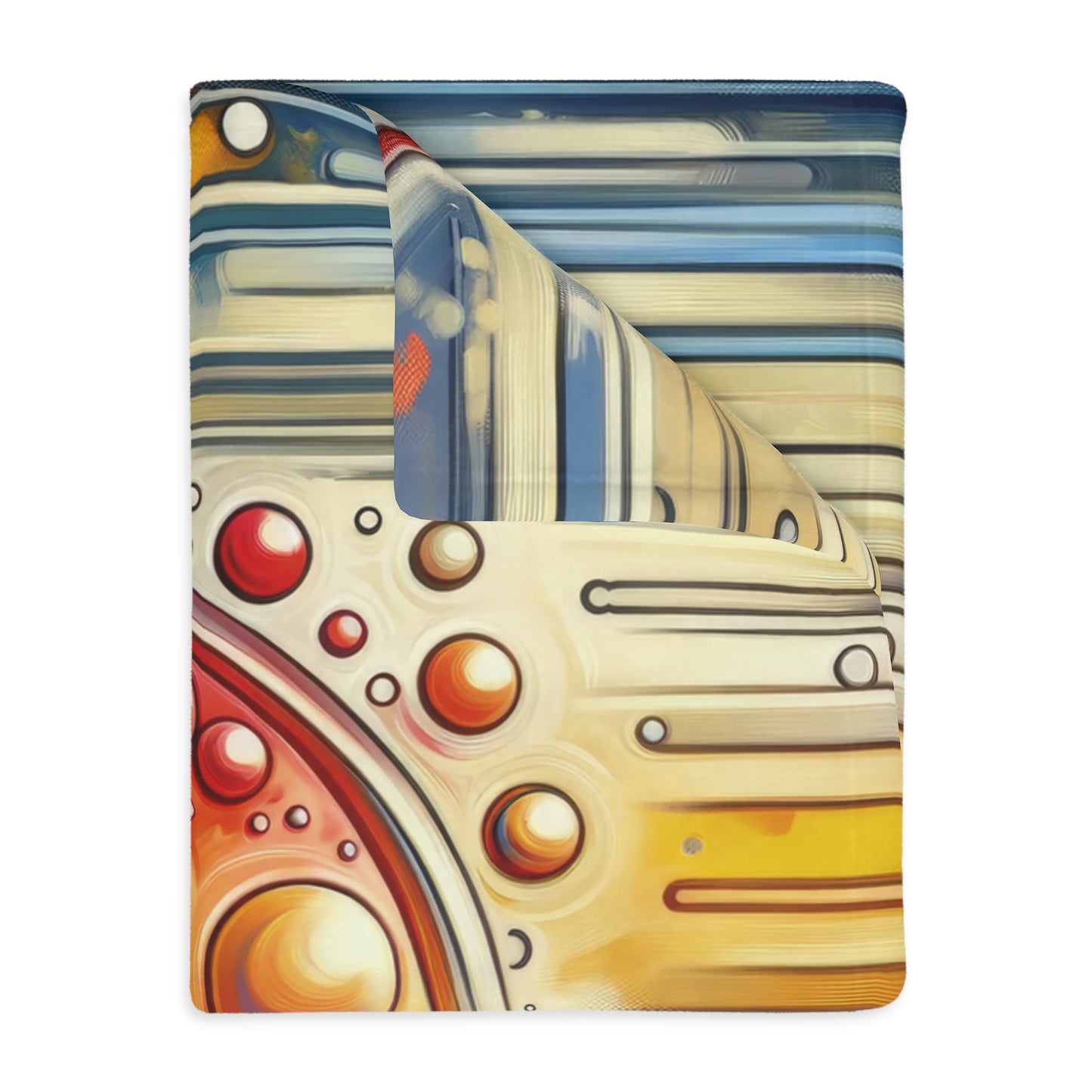 Humorous Dialogue Gateway Velveteen Microfiber Blanket (Two-sided print)