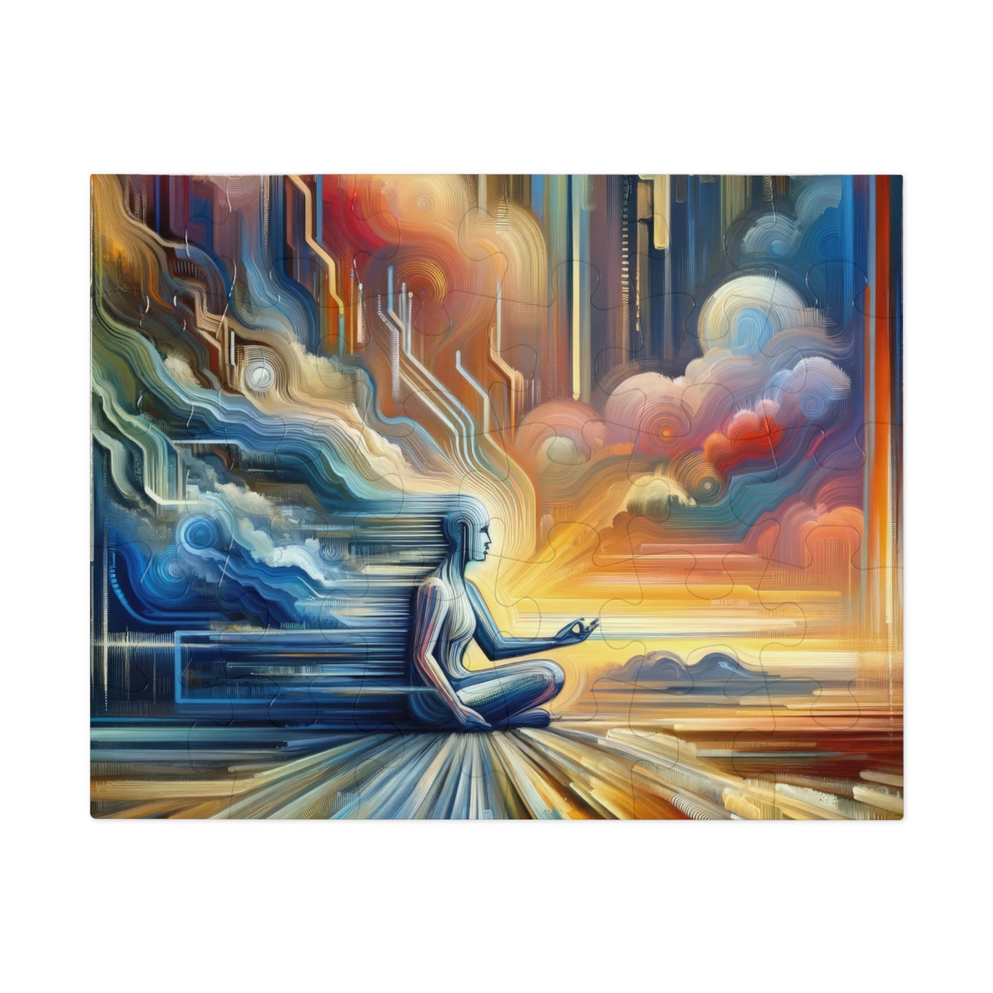 Eternal Digital Meditation Jigsaw Puzzle (30, 110, 252, 500,1000-Piece)