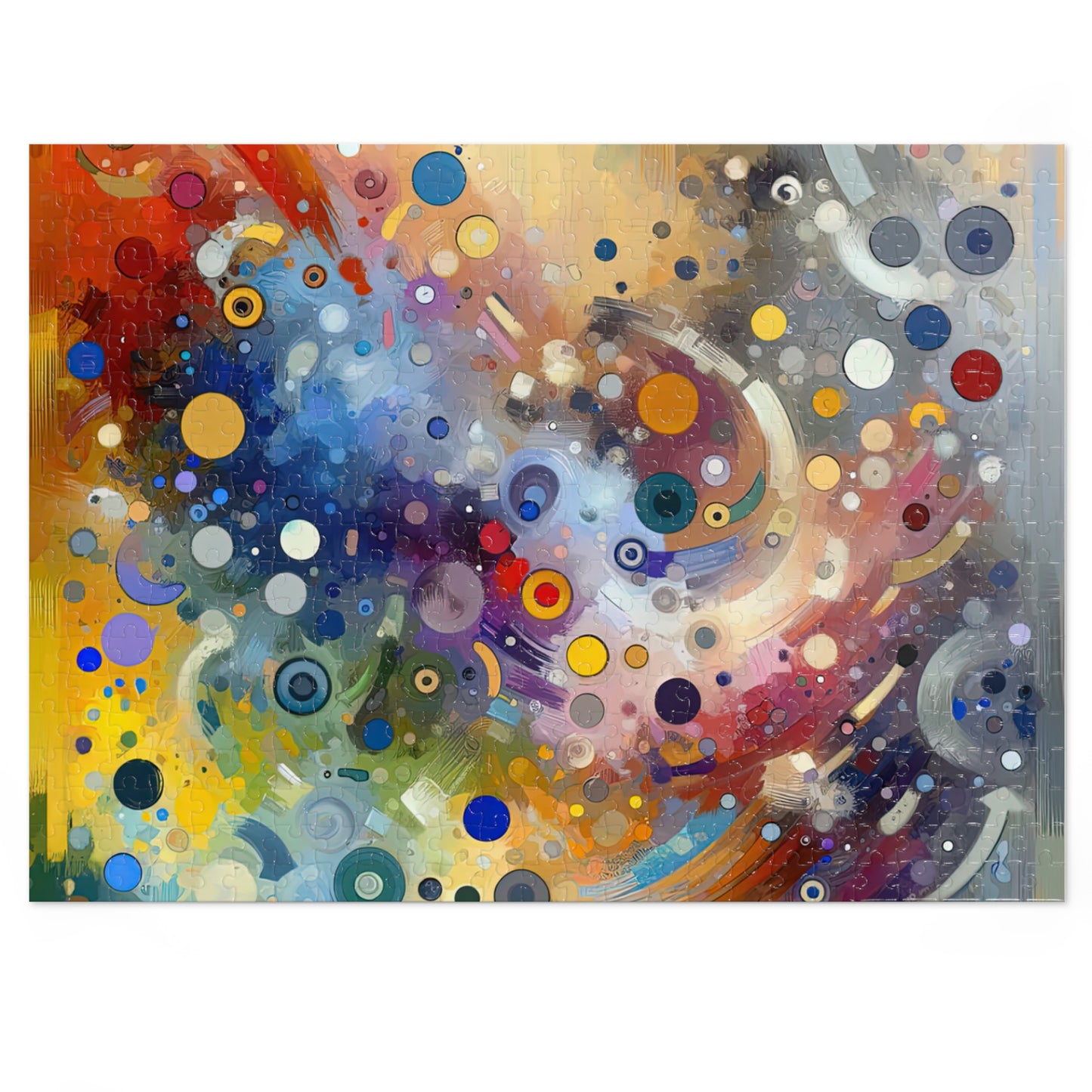 Humorous Unified Tachism Jigsaw Puzzle (30, 110, 252, 500,1000-Piece)