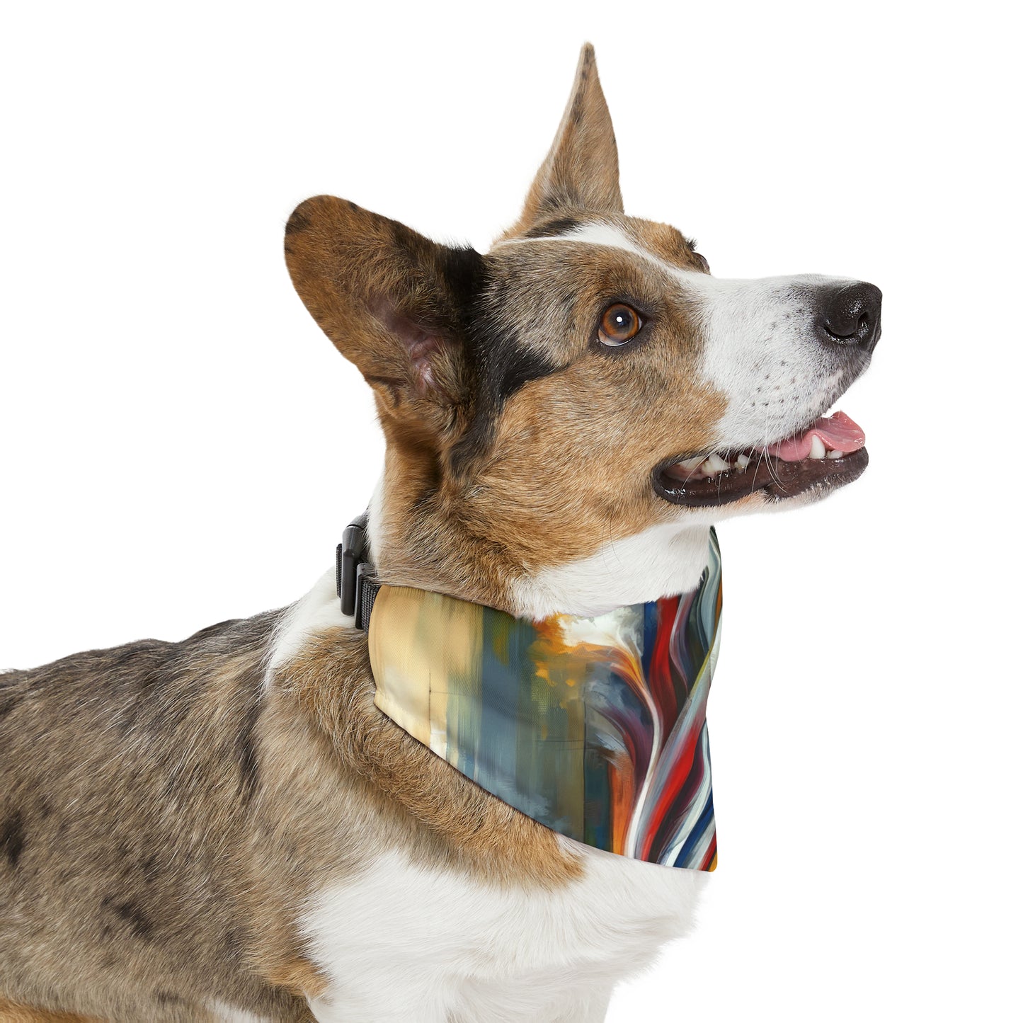 Transcending Abstract Limitations Pet Bandana Collar