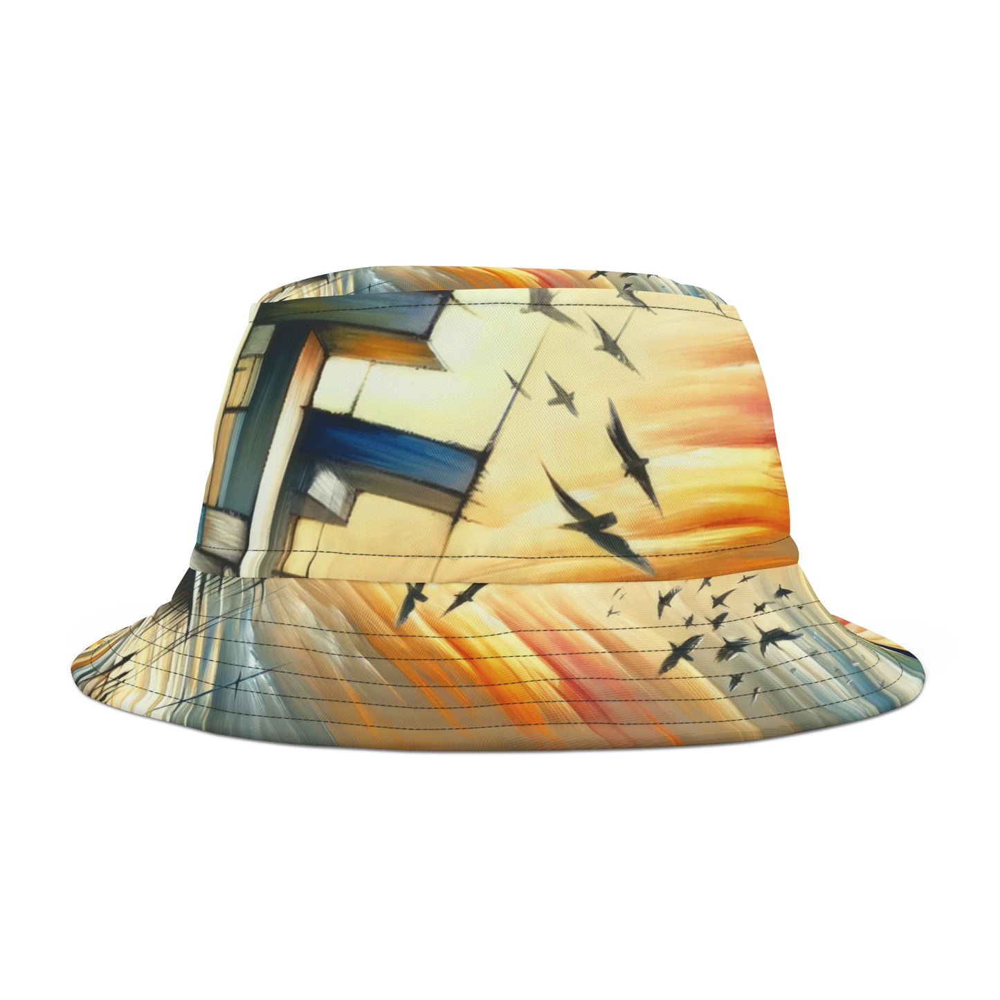 Sovereign Reflective Scaffolding Bucket Hat (AOP)