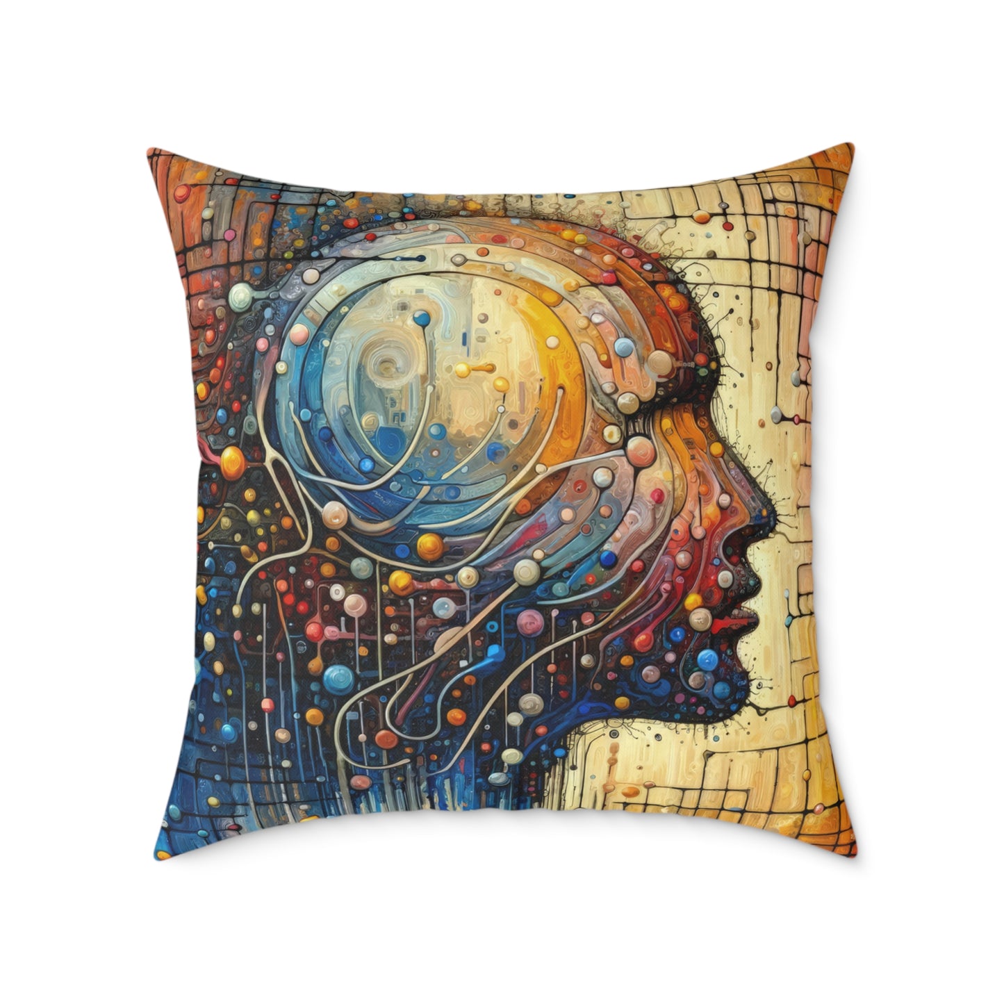Empathy Unity Interaction Spun Polyester Pillow