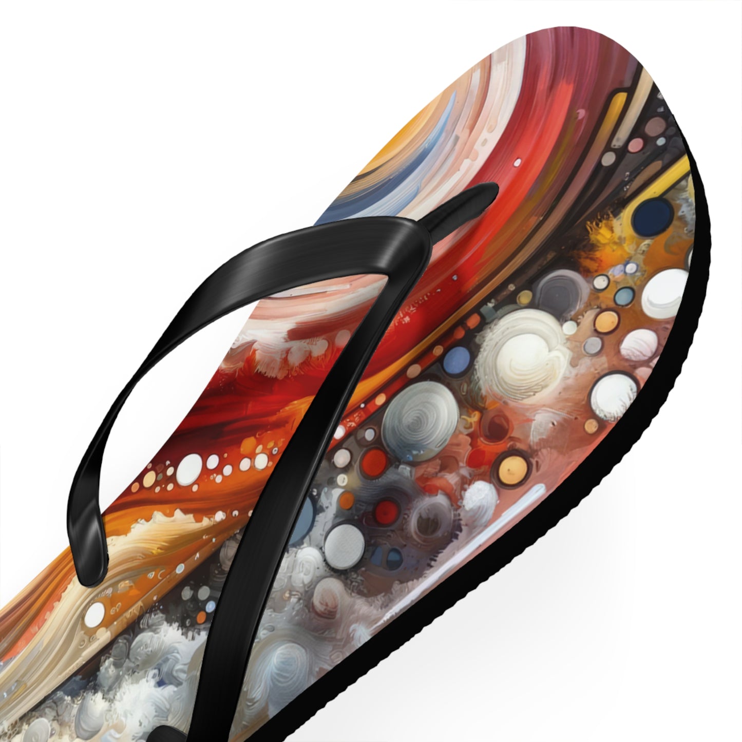 Harmonic Swirl Elegance Flip Flops