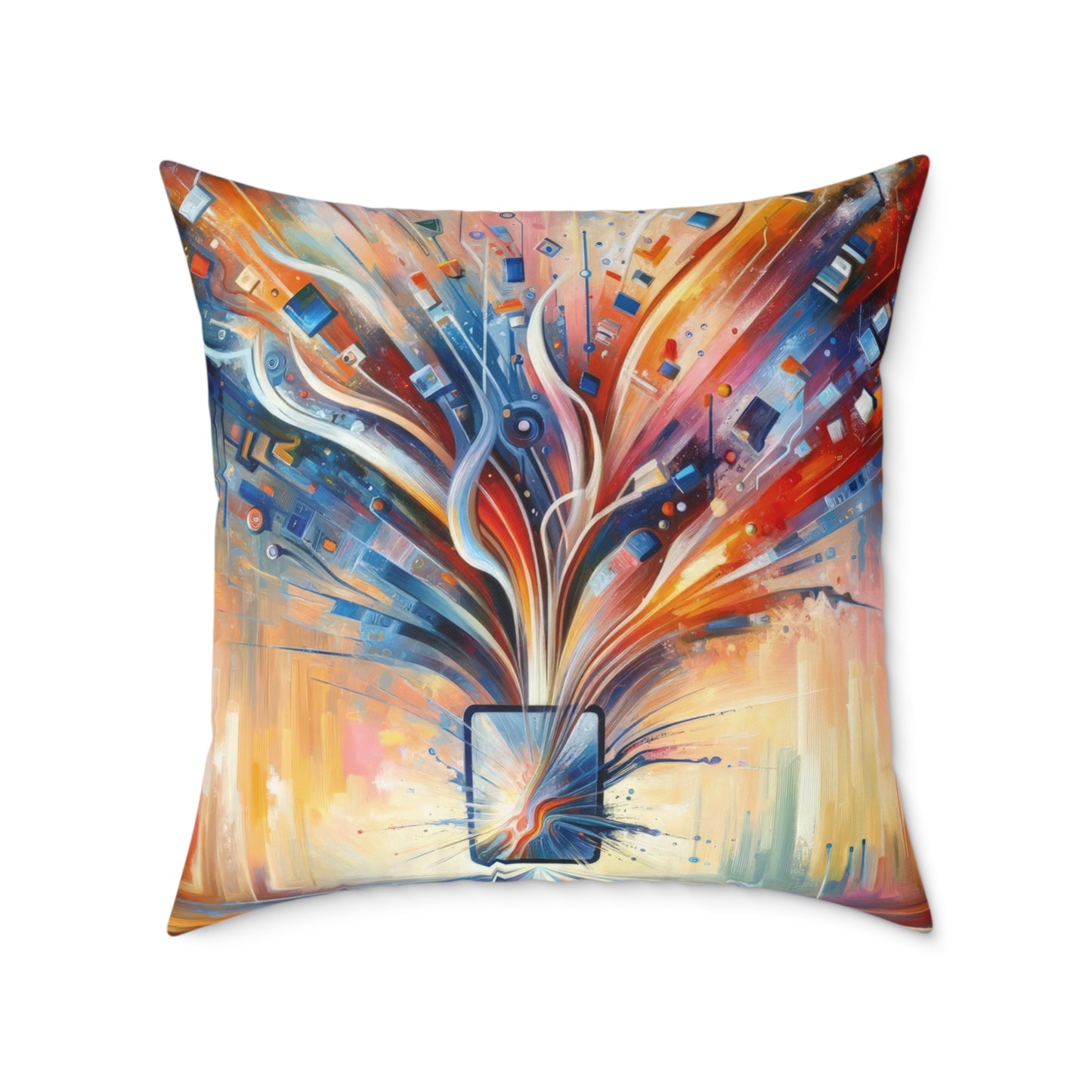 Empowerment Through Technology Spun Polyester Pillow