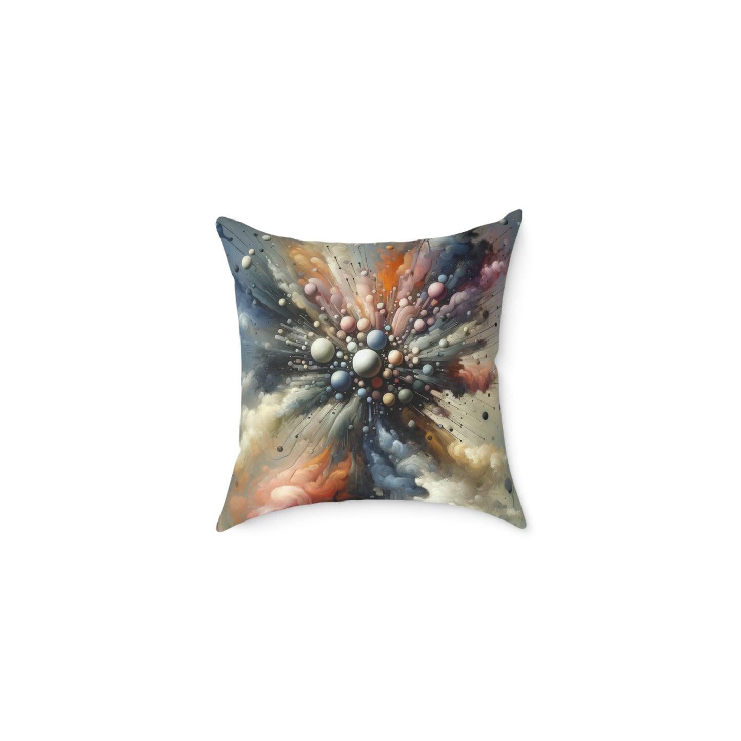 Impactful Deeds Ripple Spun Polyester Pillow